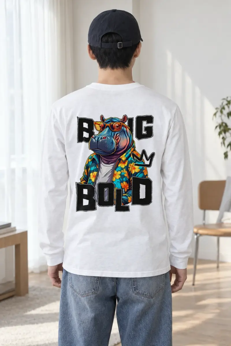 "Big M Bold" Unisex Longsleeve T-shirt