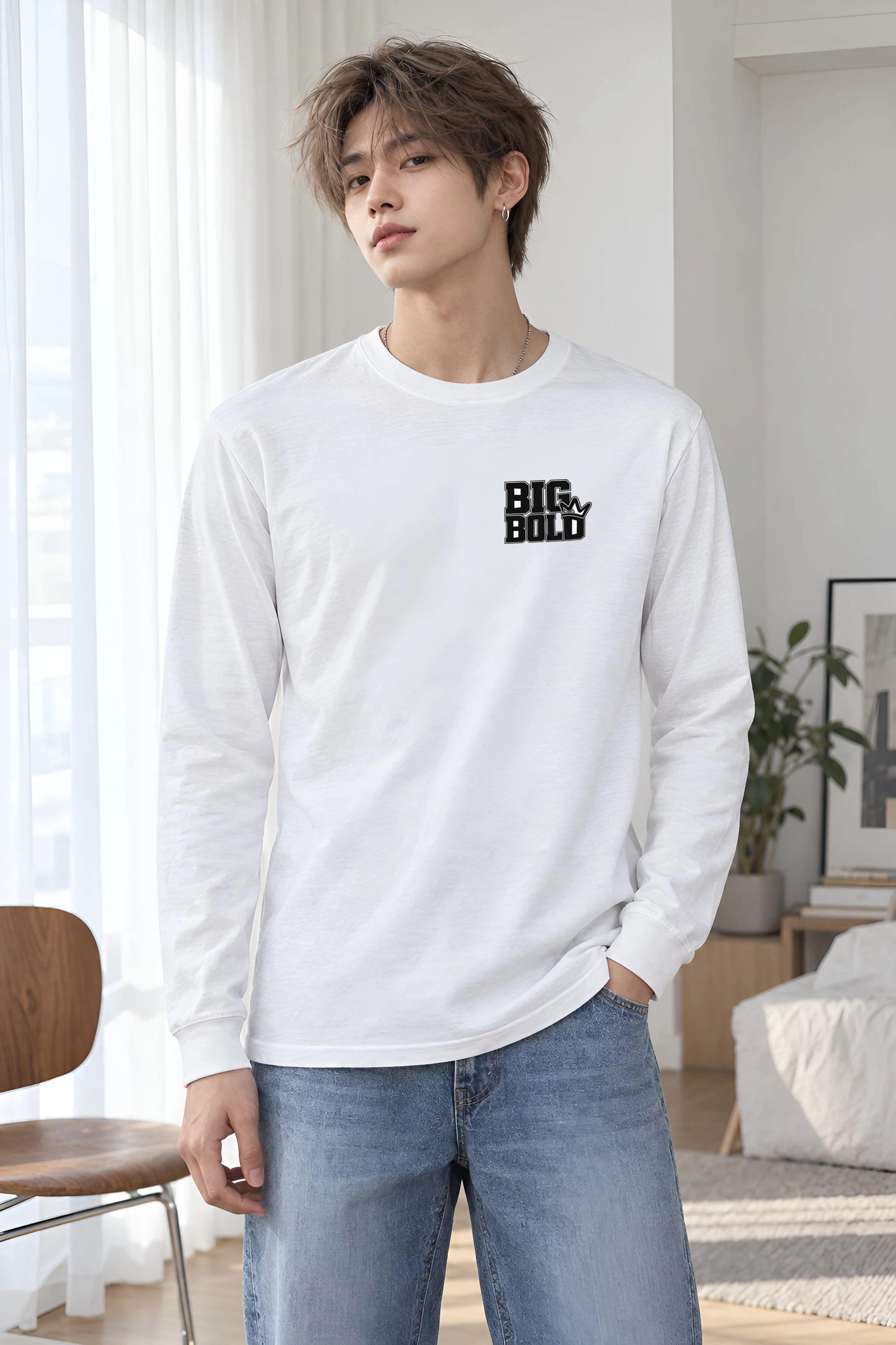 "Big M Bold" Unisex Longsleeve T-shirt