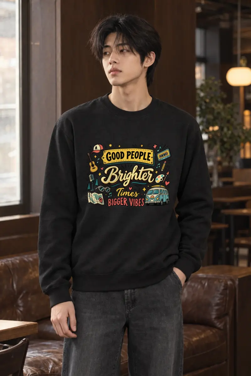 "Bigger Vibes" Heavy Blend Unisex Crewneck Sweatshirt