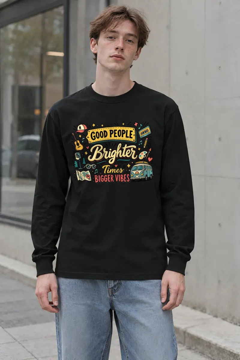 "Bigger Vibes" Unisex Longsleeve T-shirt