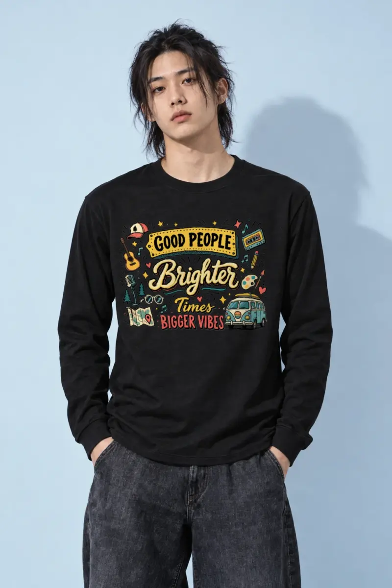 "Bigger Vibes" Unisex Longsleeve T-shirt