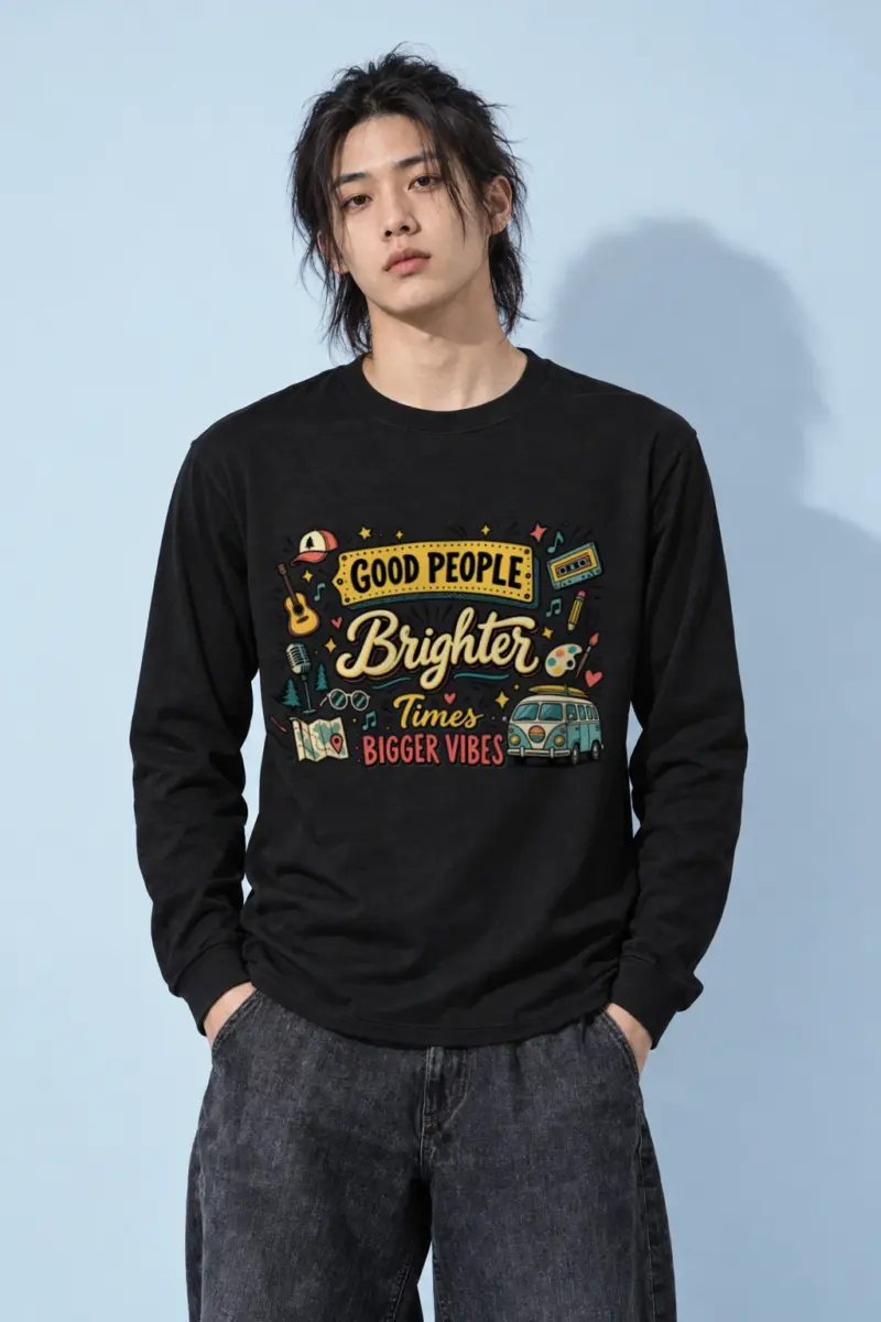 "Bigger Vibes" Unisex Longsleeve T-shirt