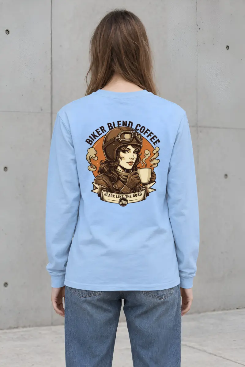 "Biker Blend Coffee" Unisex Longsleeve T-shirt