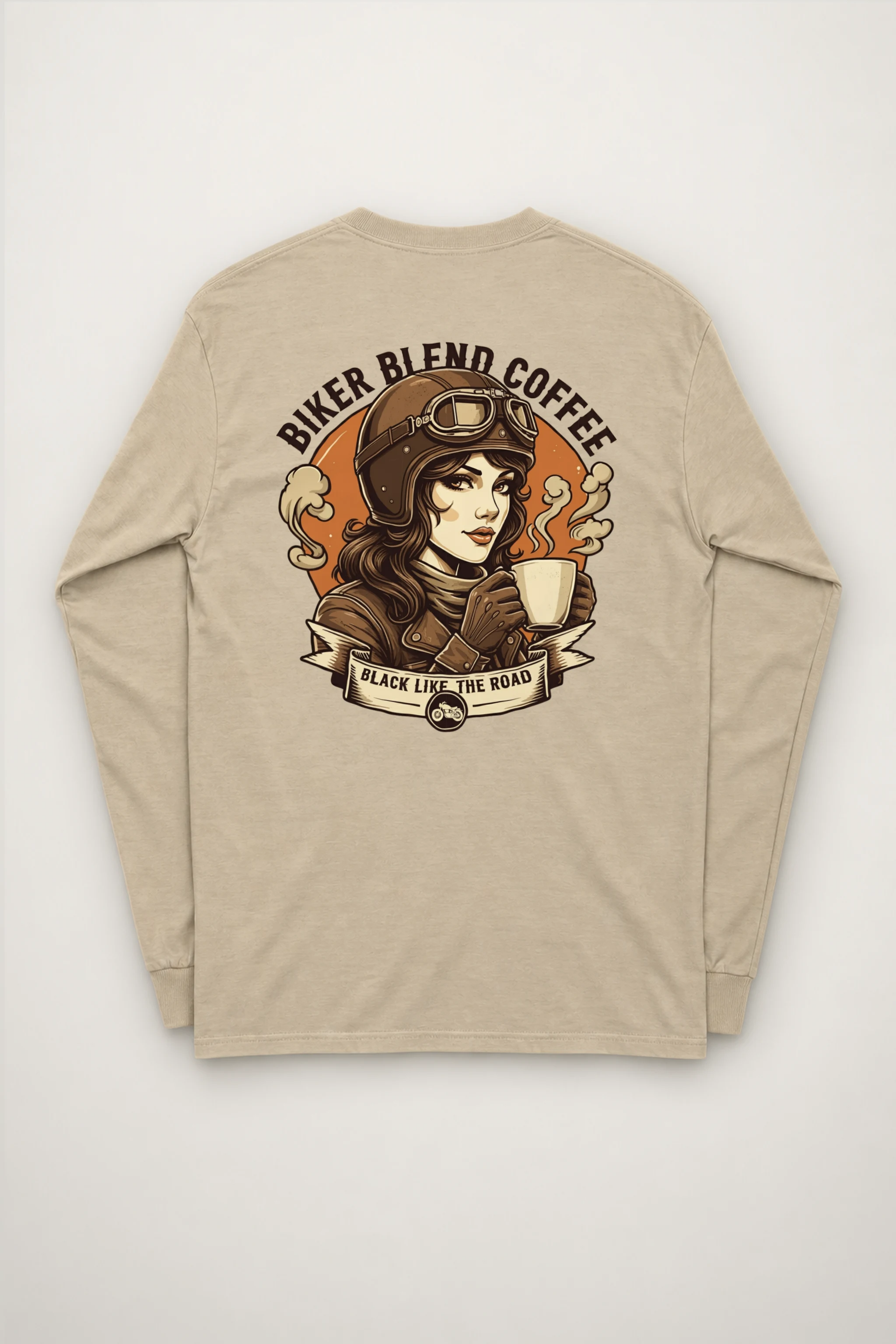 "Biker Blend Coffee" Unisex Longsleeve T-shirt
