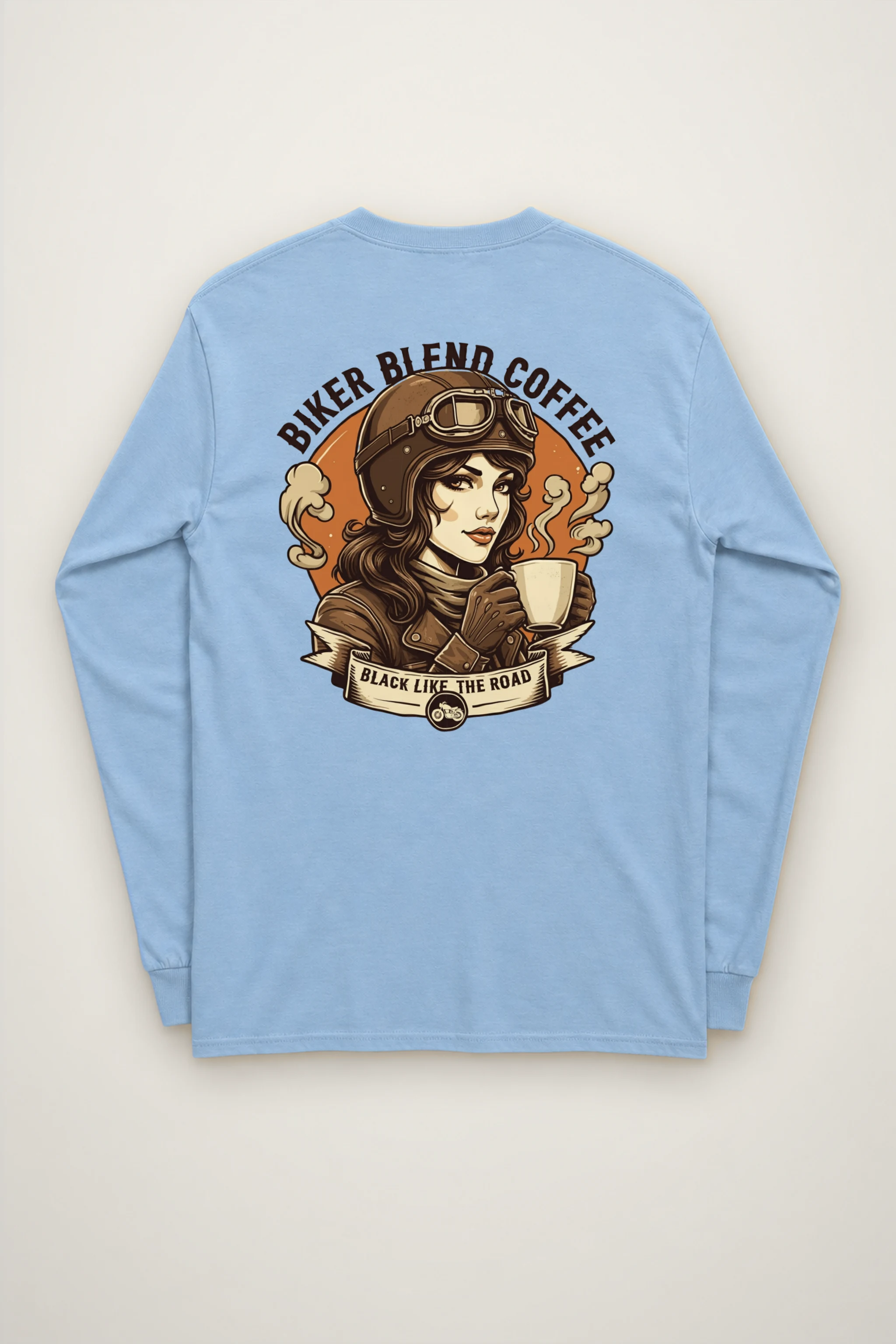 "Biker Blend Coffee" Unisex Longsleeve T-shirt