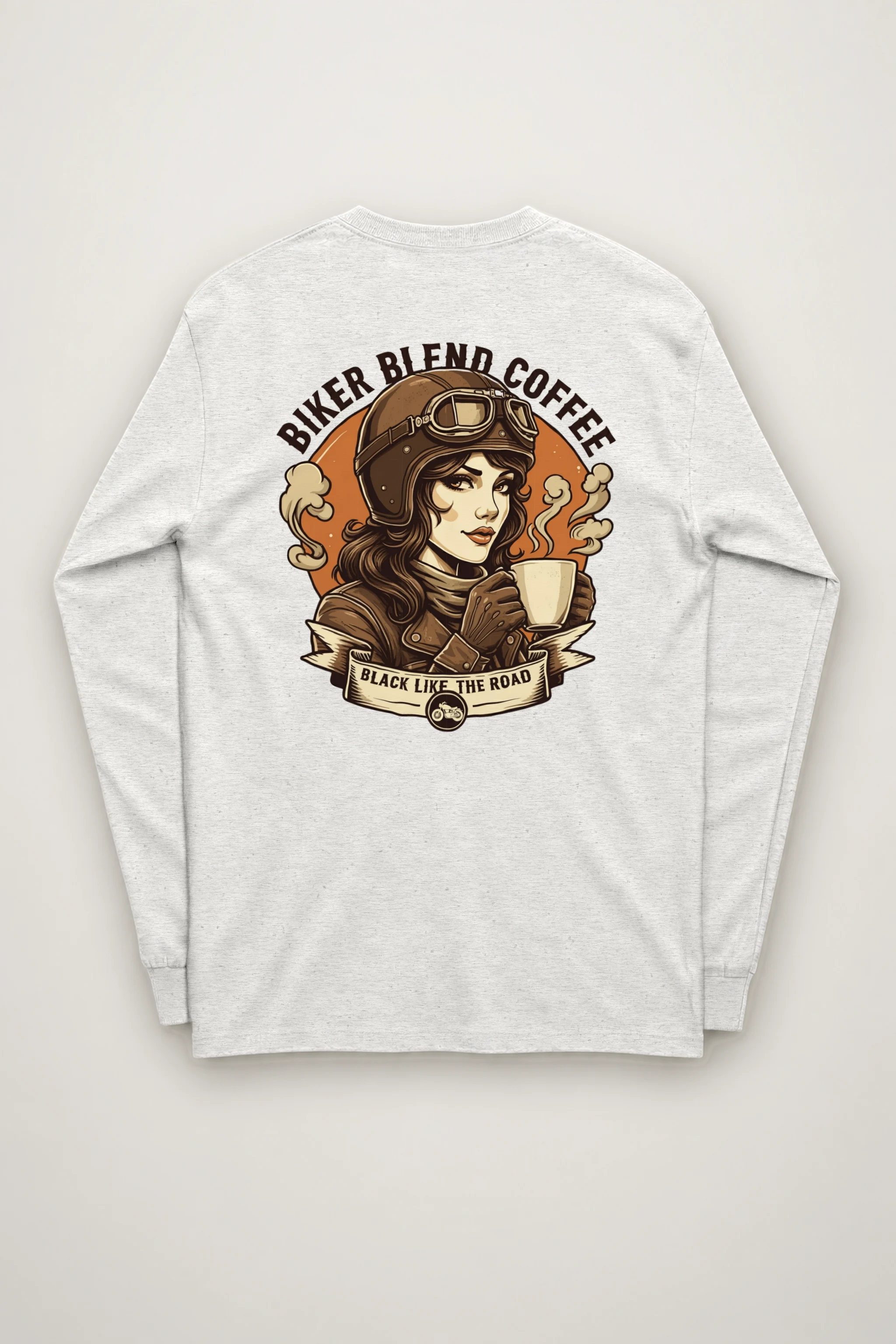 "Biker Blend Coffee" Unisex Longsleeve T-shirt