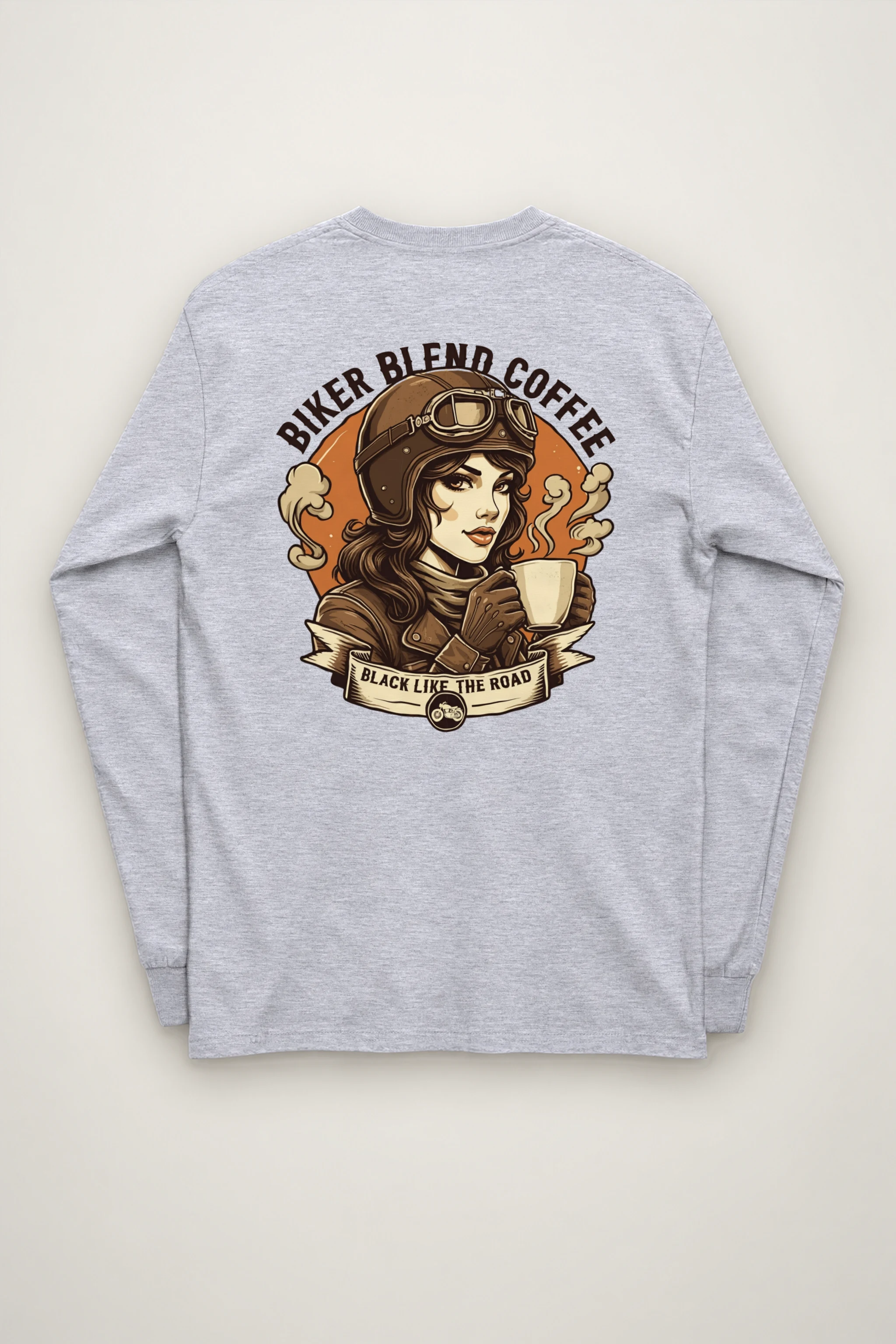 "Biker Blend Coffee" Unisex Longsleeve T-shirt