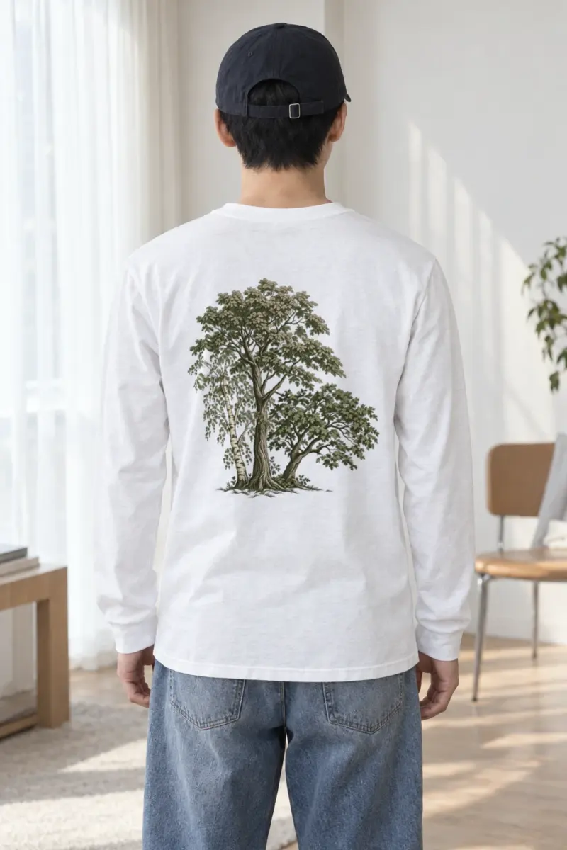 "Birch Grove Study" Unisex Longsleeve T-shirt