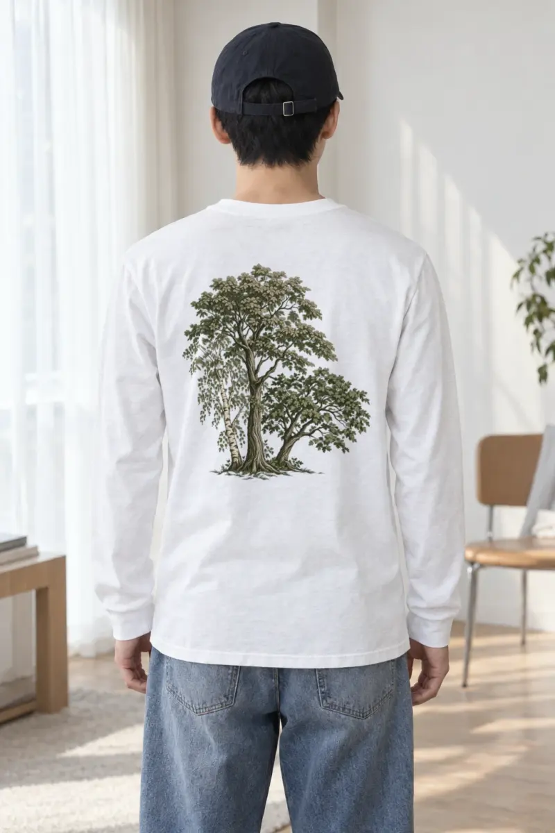 "Birch Grove Study" Unisex Longsleeve T-shirt