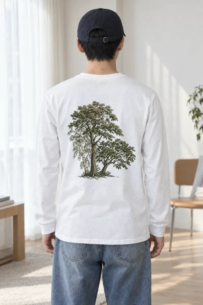 "Birch Grove Study" Unisex Longsleeve T-shirt
