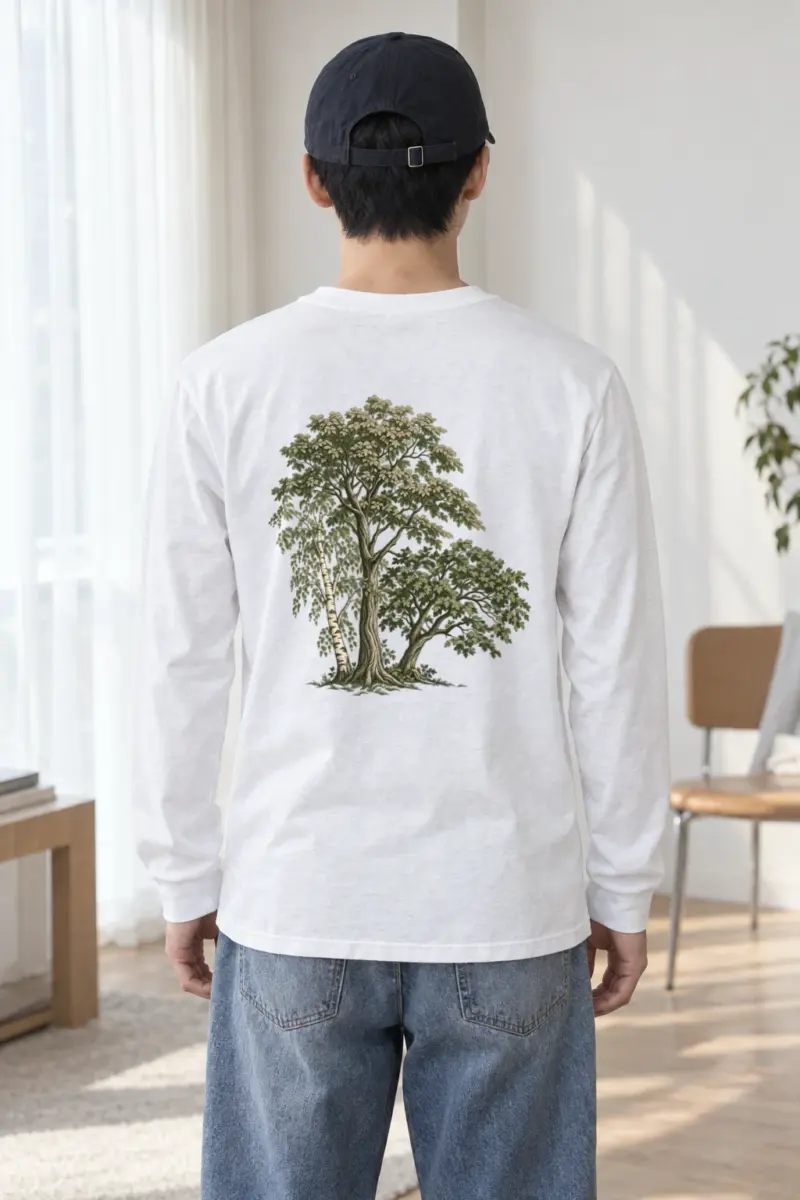 "Birch Grove Study" Unisex Longsleeve T-shirt