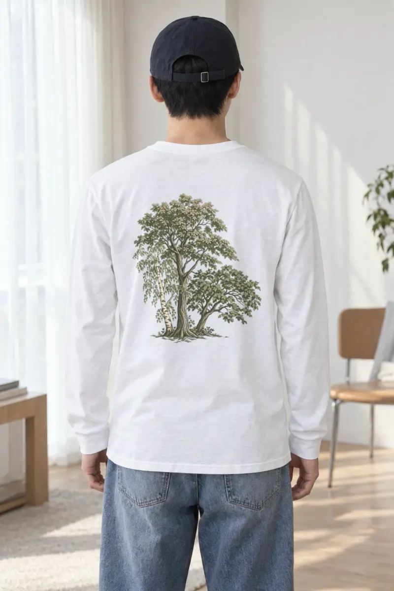 "Birch Grove Study" Unisex Longsleeve T-shirt