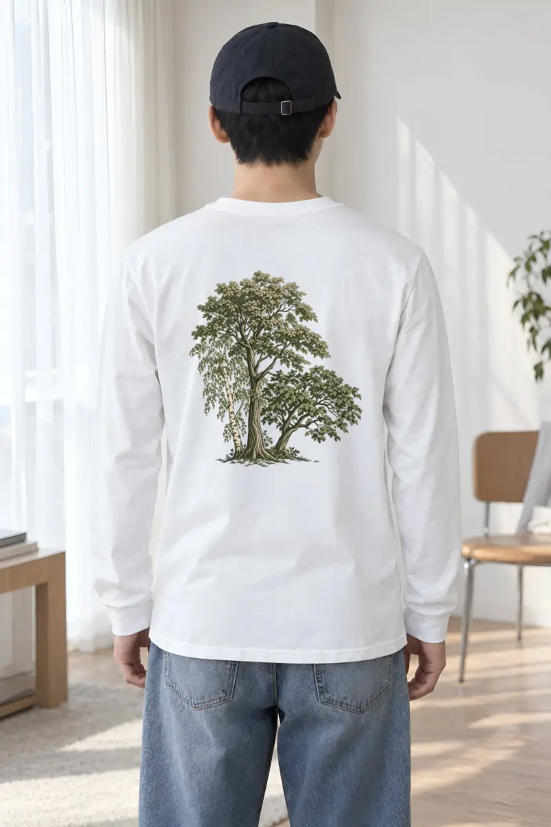 "Birch Grove Study" Unisex Longsleeve T-shirt