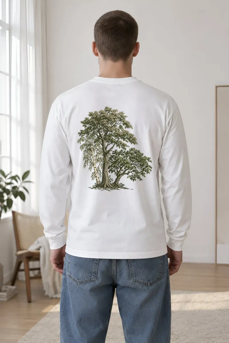 "Birch Grove Study" Unisex Longsleeve T-shirt