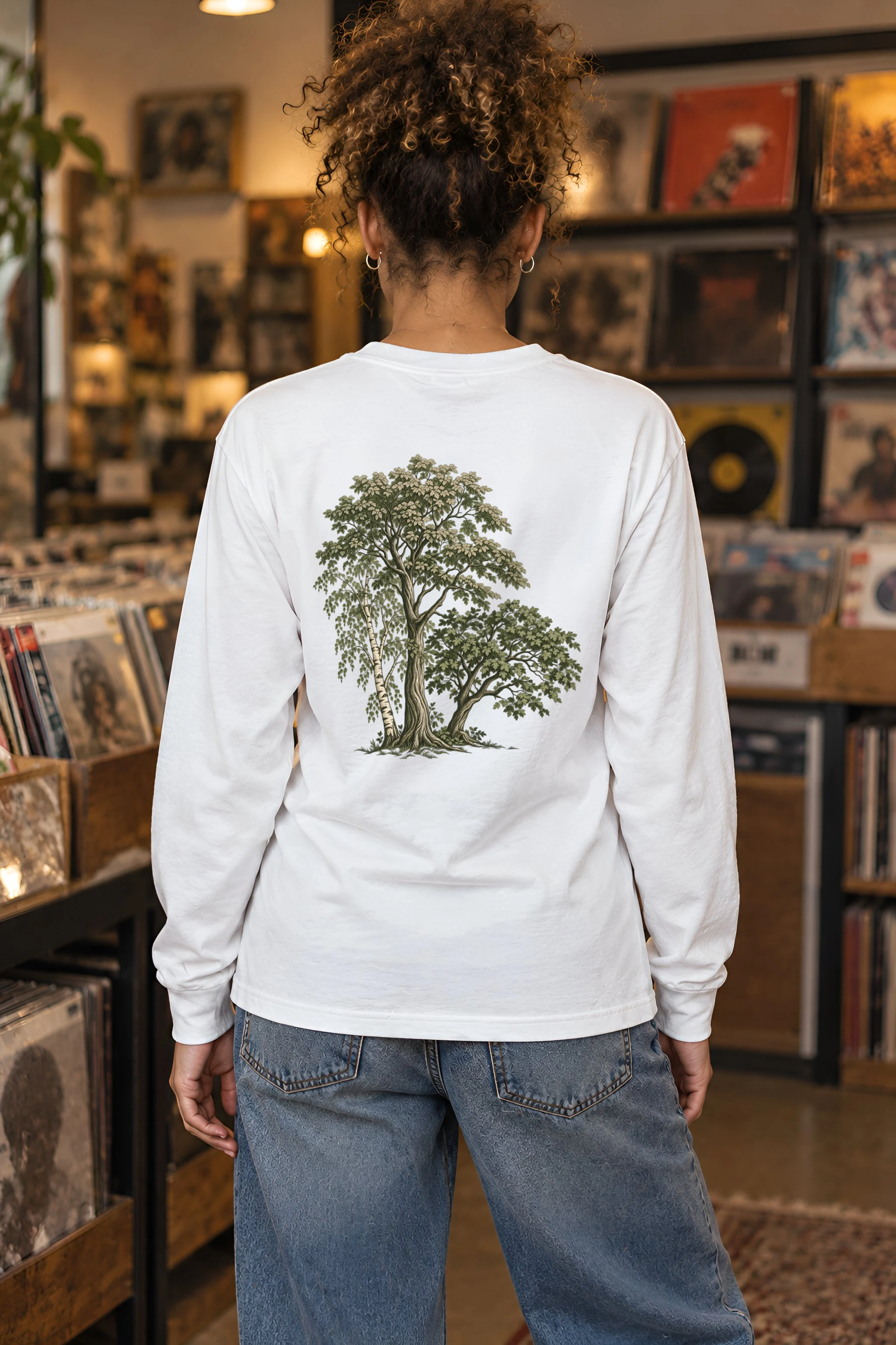 "Birch Grove Study" Unisex Longsleeve T-shirt