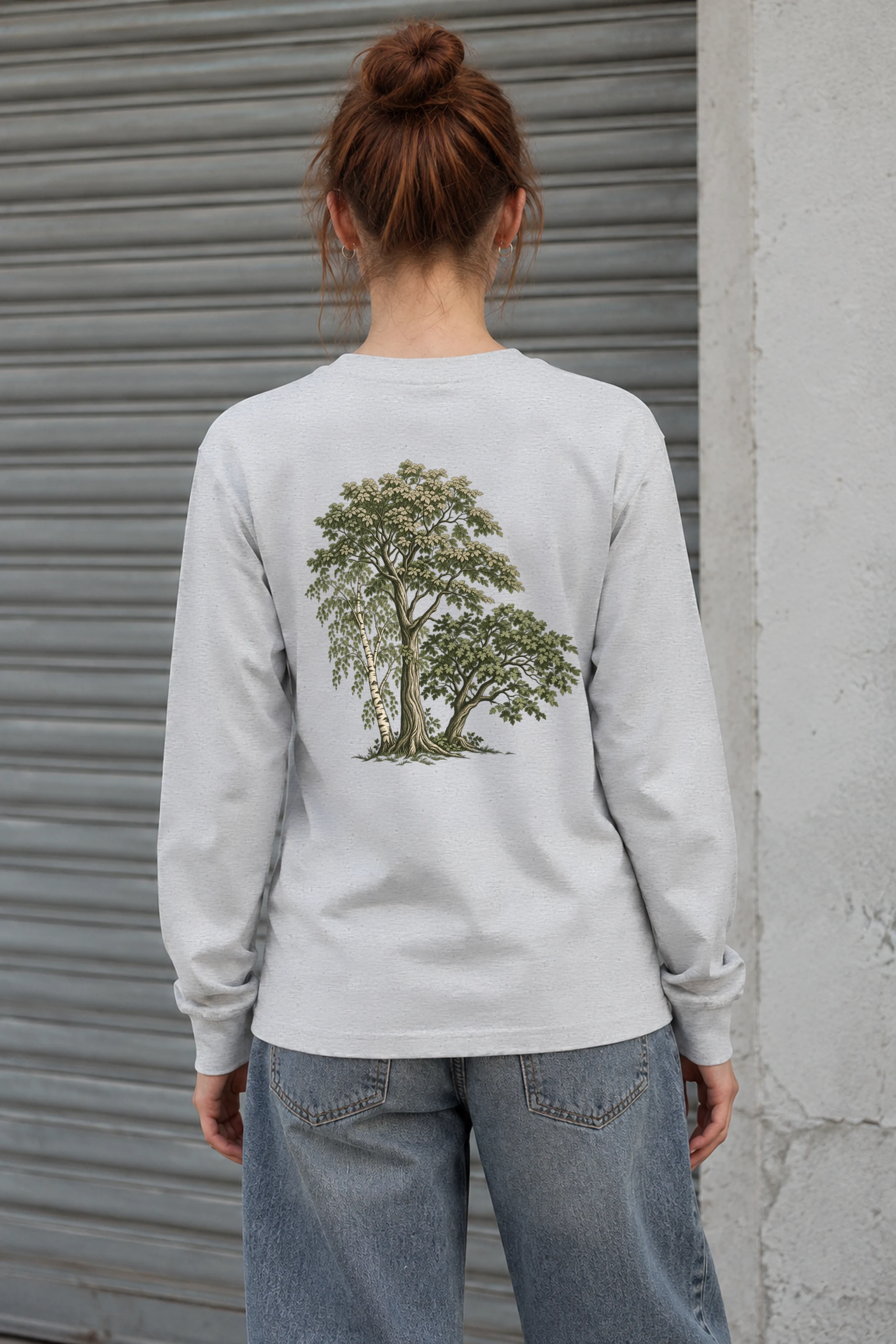 "Birch Grove Study" Unisex Longsleeve T-shirt