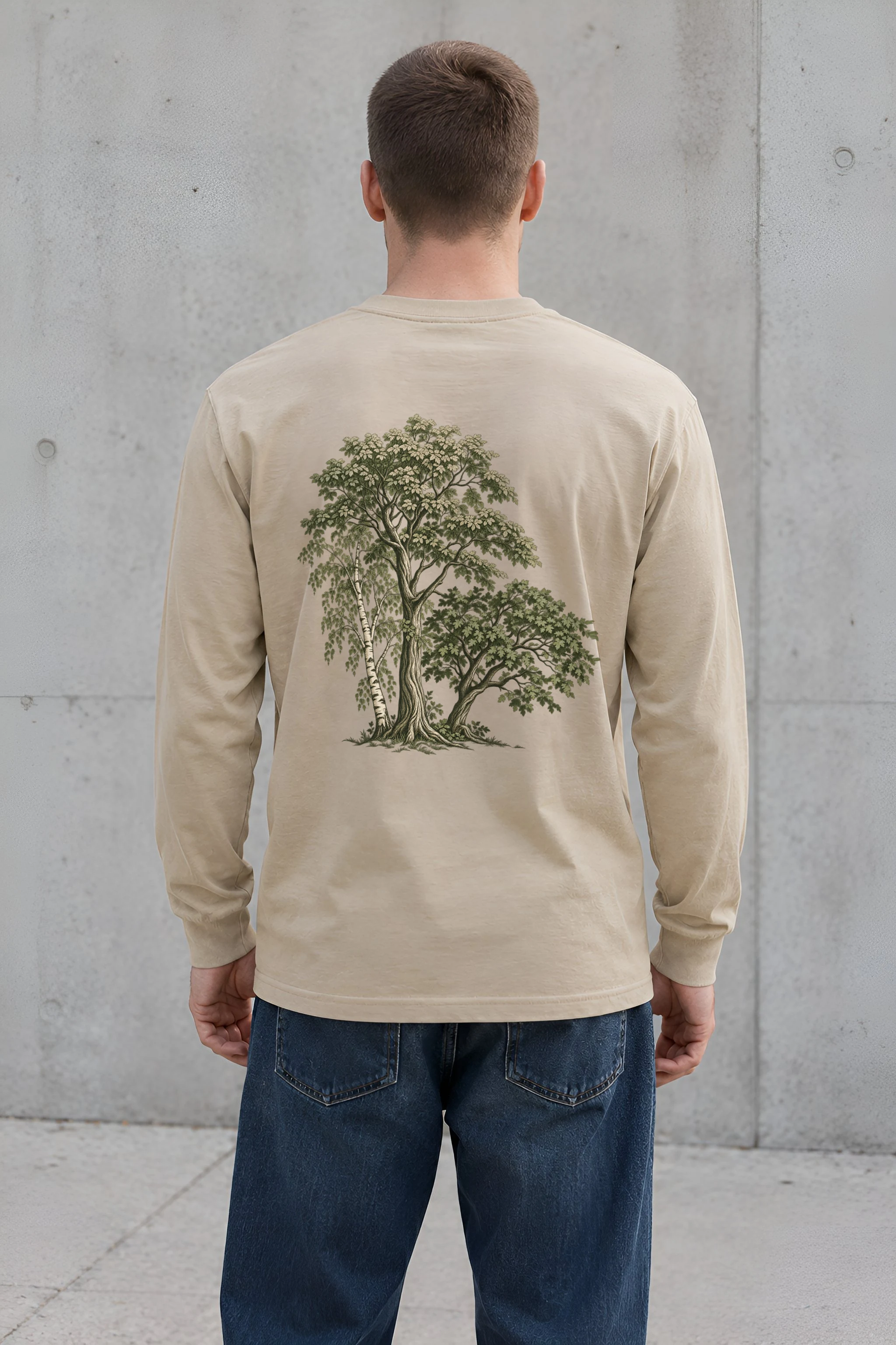"Birch Grove Study" Unisex Longsleeve T-shirt