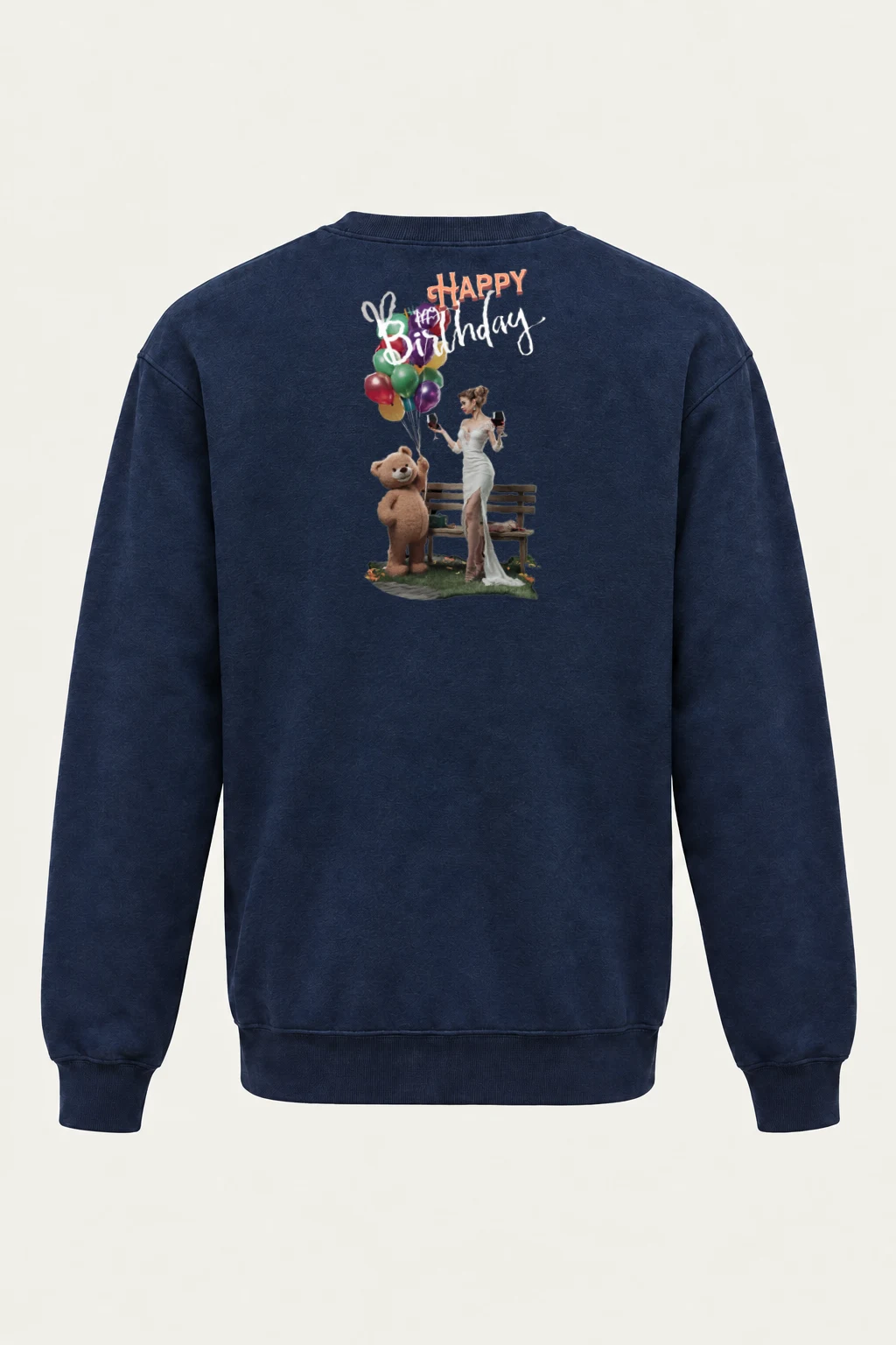 "Birthday Balloon Collage" Heavy Blend Unisex Crewneck Sweatshirt | Gildan 18000