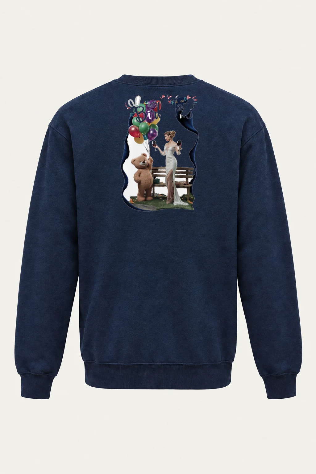 "Birthday Balloon Collage" Heavy Blend Unisex Crewneck Sweatshirt | Gildan 18000
