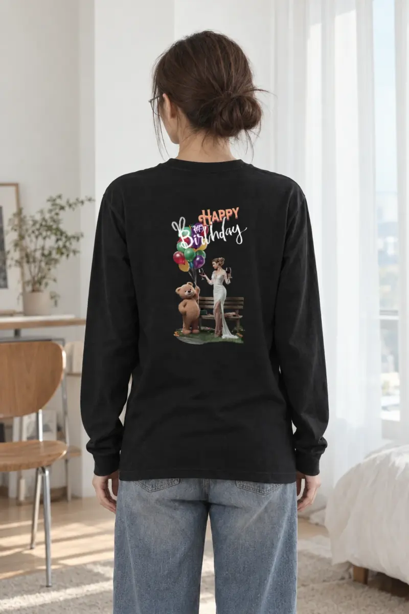 "Birthday Balloon Muse" Unisex Longsleeve T-shirt