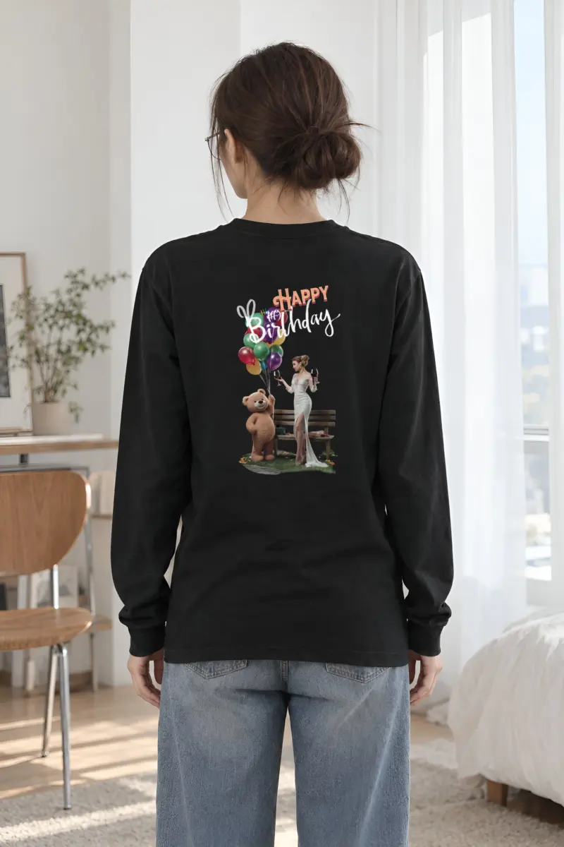 "Birthday Balloon Muse" Unisex Longsleeve T-shirt