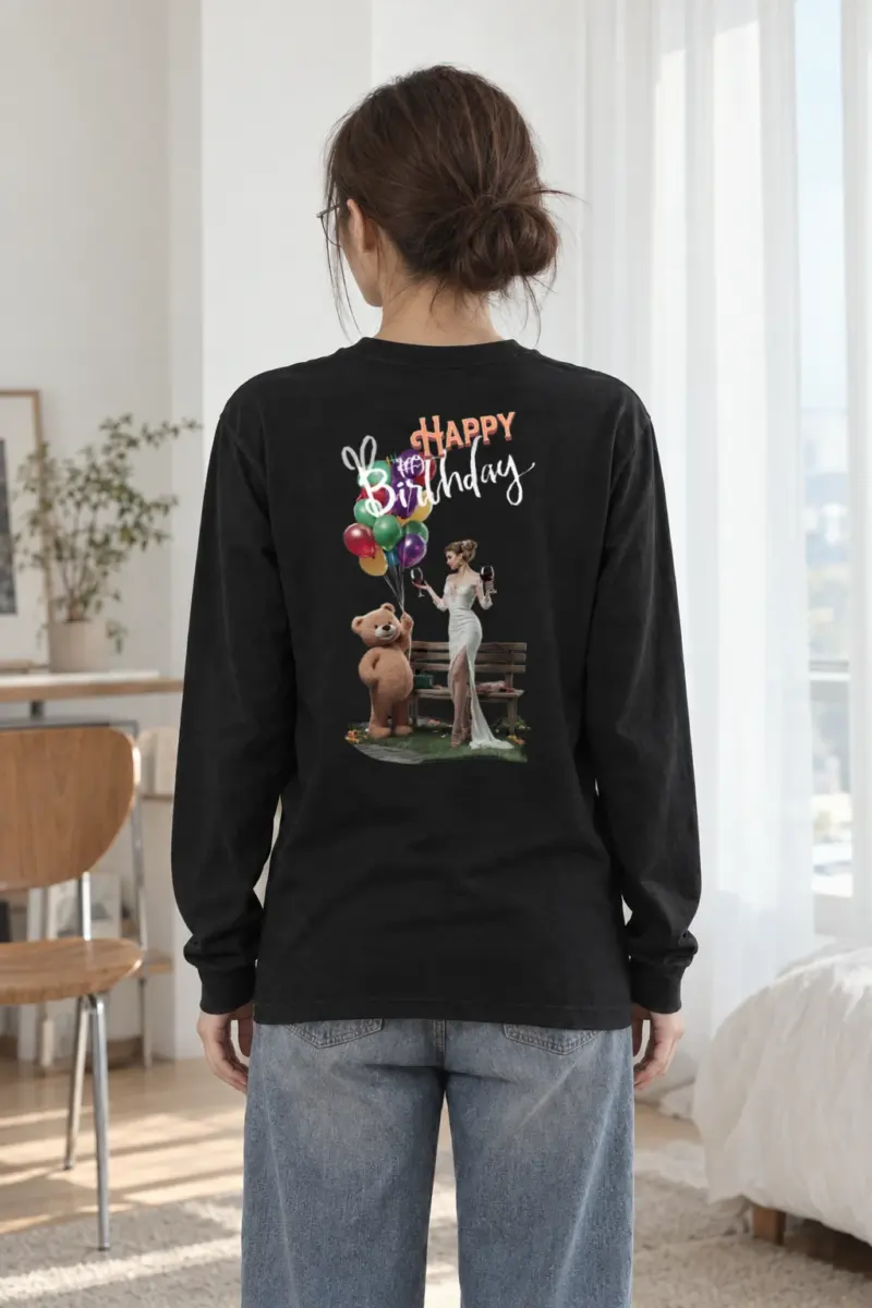 "Birthday Balloon Muse" Unisex Longsleeve T-shirt
