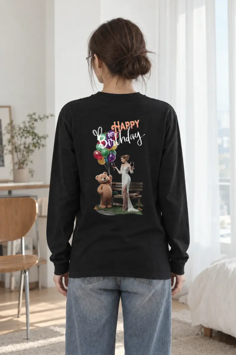 "Birthday Balloon Muse" Unisex Longsleeve T-shirt