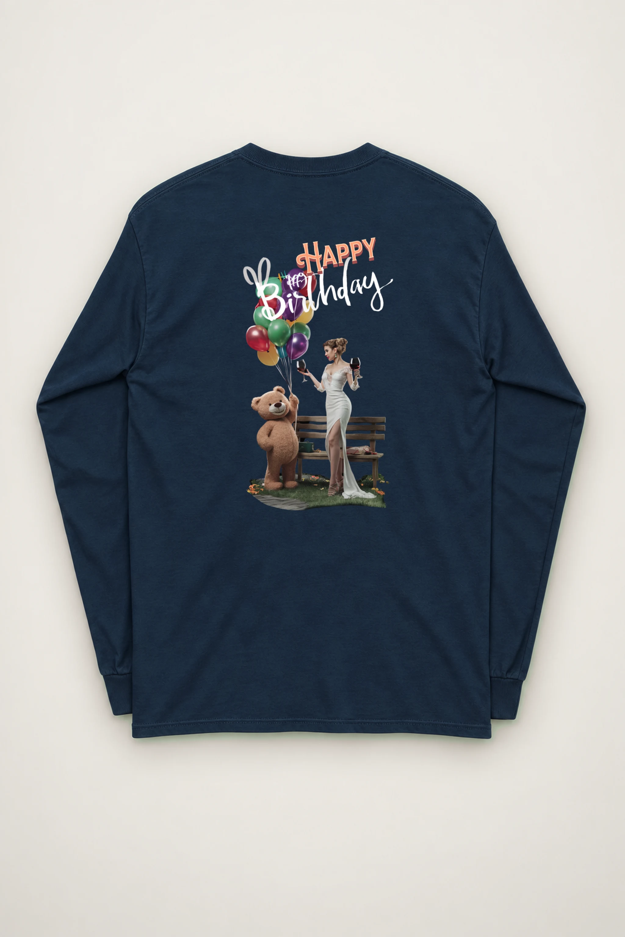 "Birthday Balloon Muse" Unisex Longsleeve T-shirt