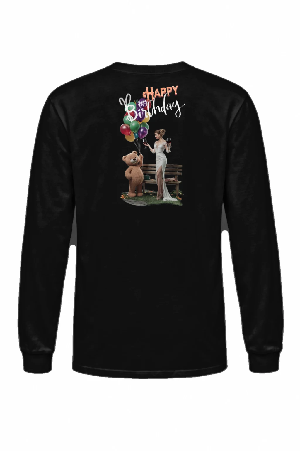 "Birthday Balloon Muse" Unisex Longsleeve T-shirt | Gildan 2400