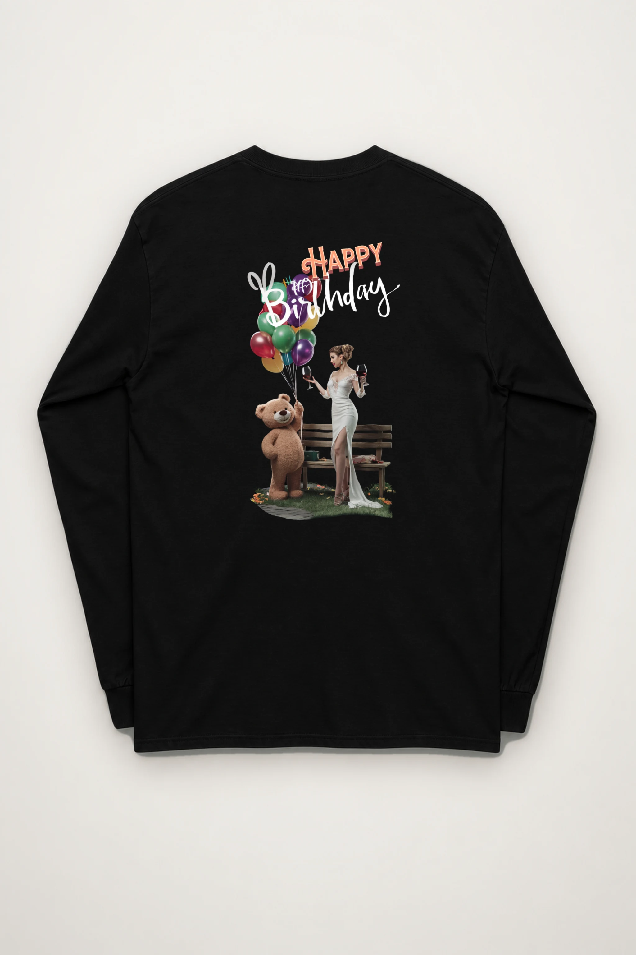 "Birthday Balloon Muse" Unisex Longsleeve T-shirt