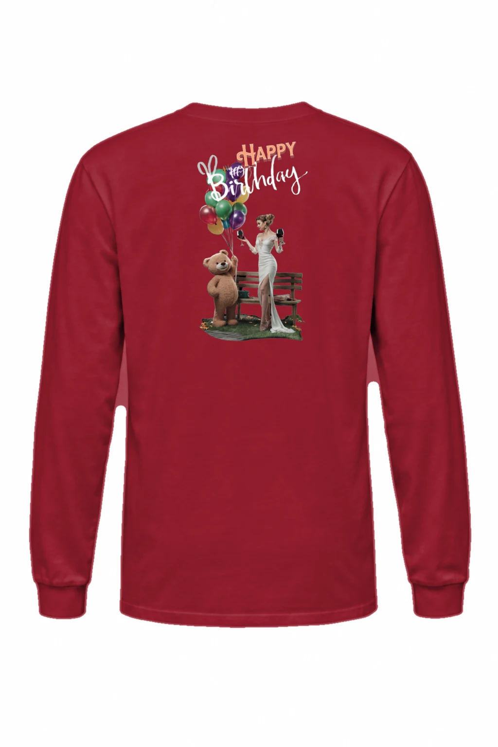 "Birthday Balloon Muse" Unisex Longsleeve T-shirt | Gildan 2400