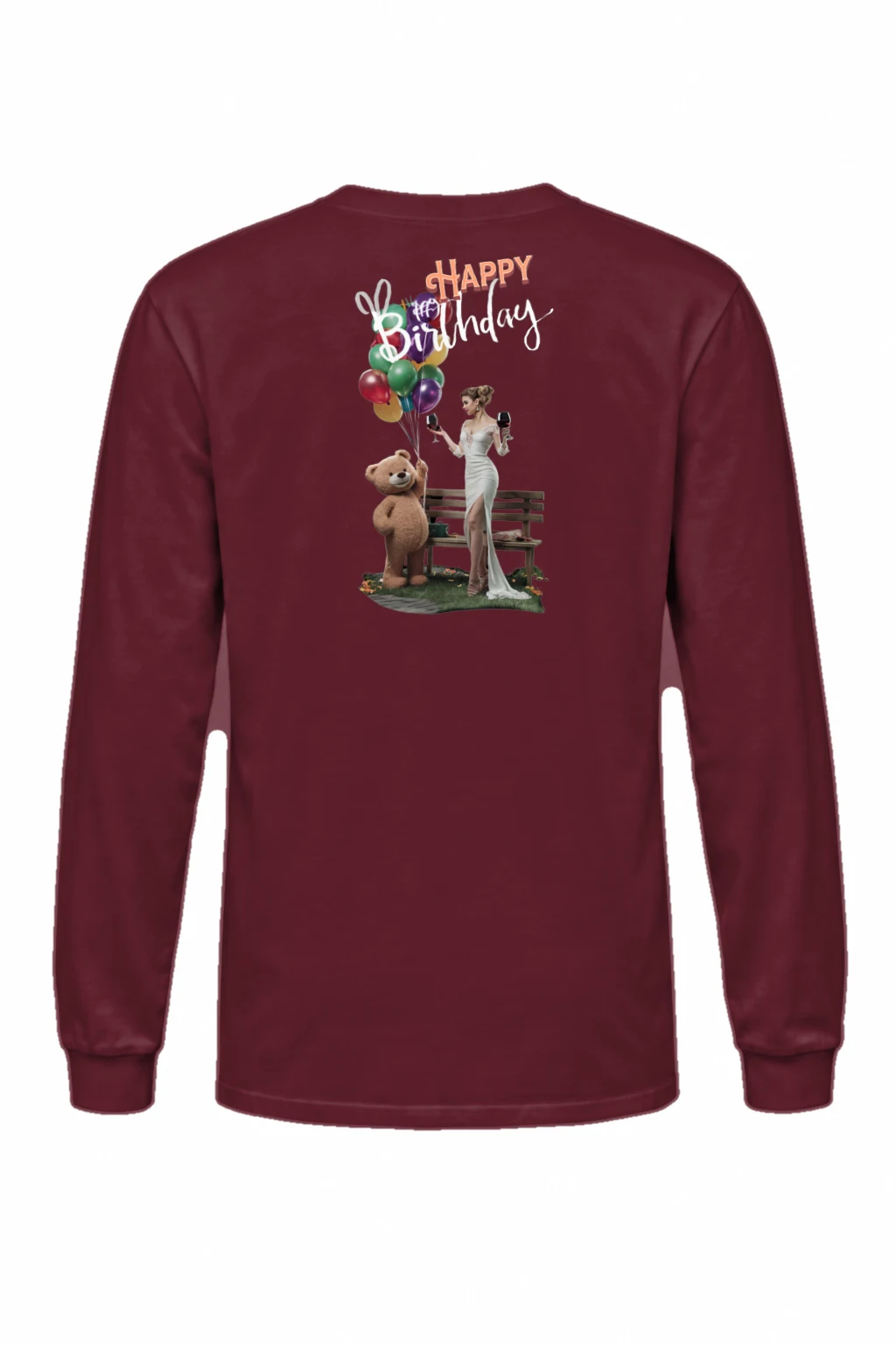 "Birthday Balloon Muse" Unisex Longsleeve T-shirt | Gildan 2400
