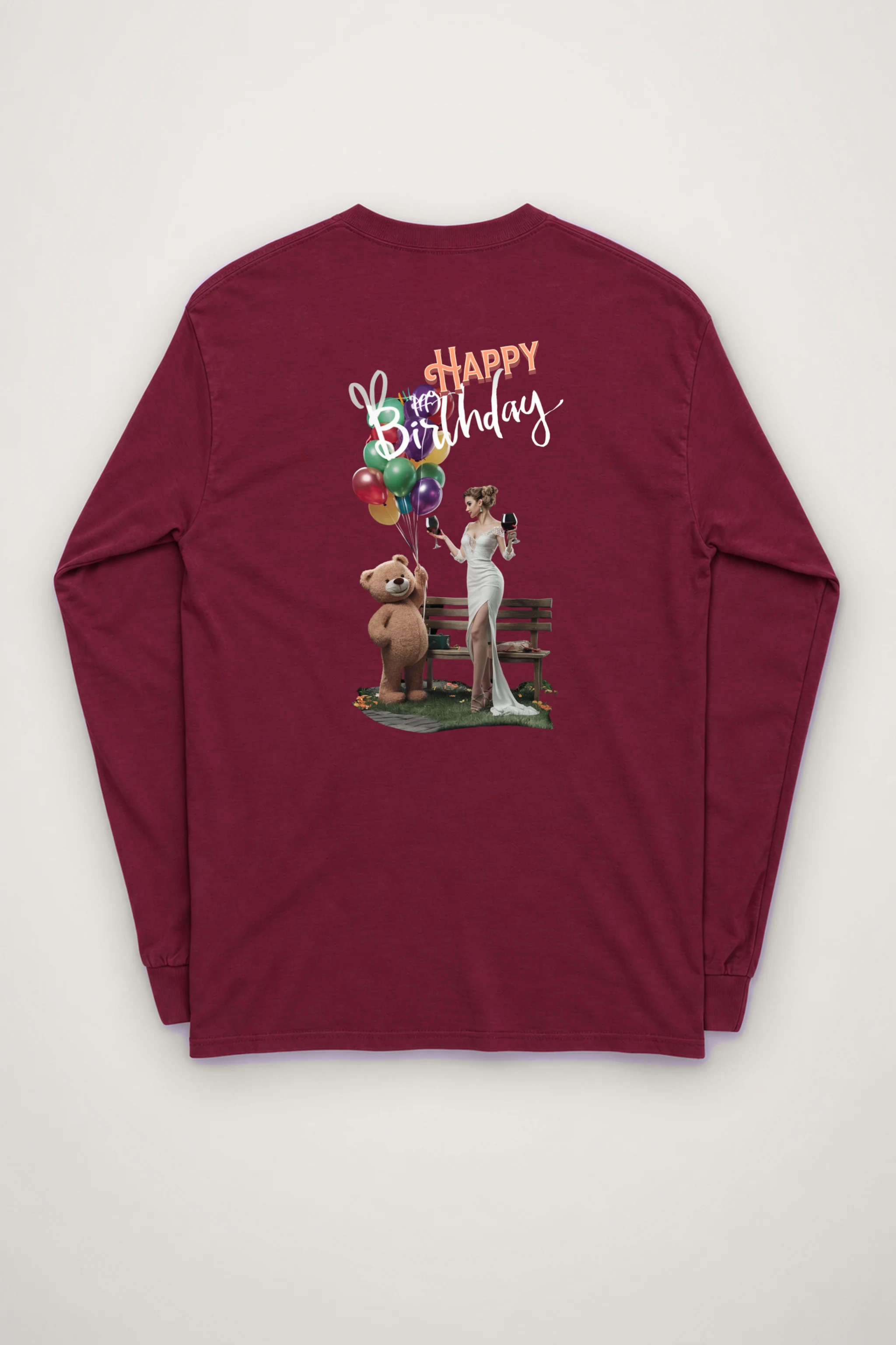"Birthday Balloon Muse" Unisex Longsleeve T-shirt