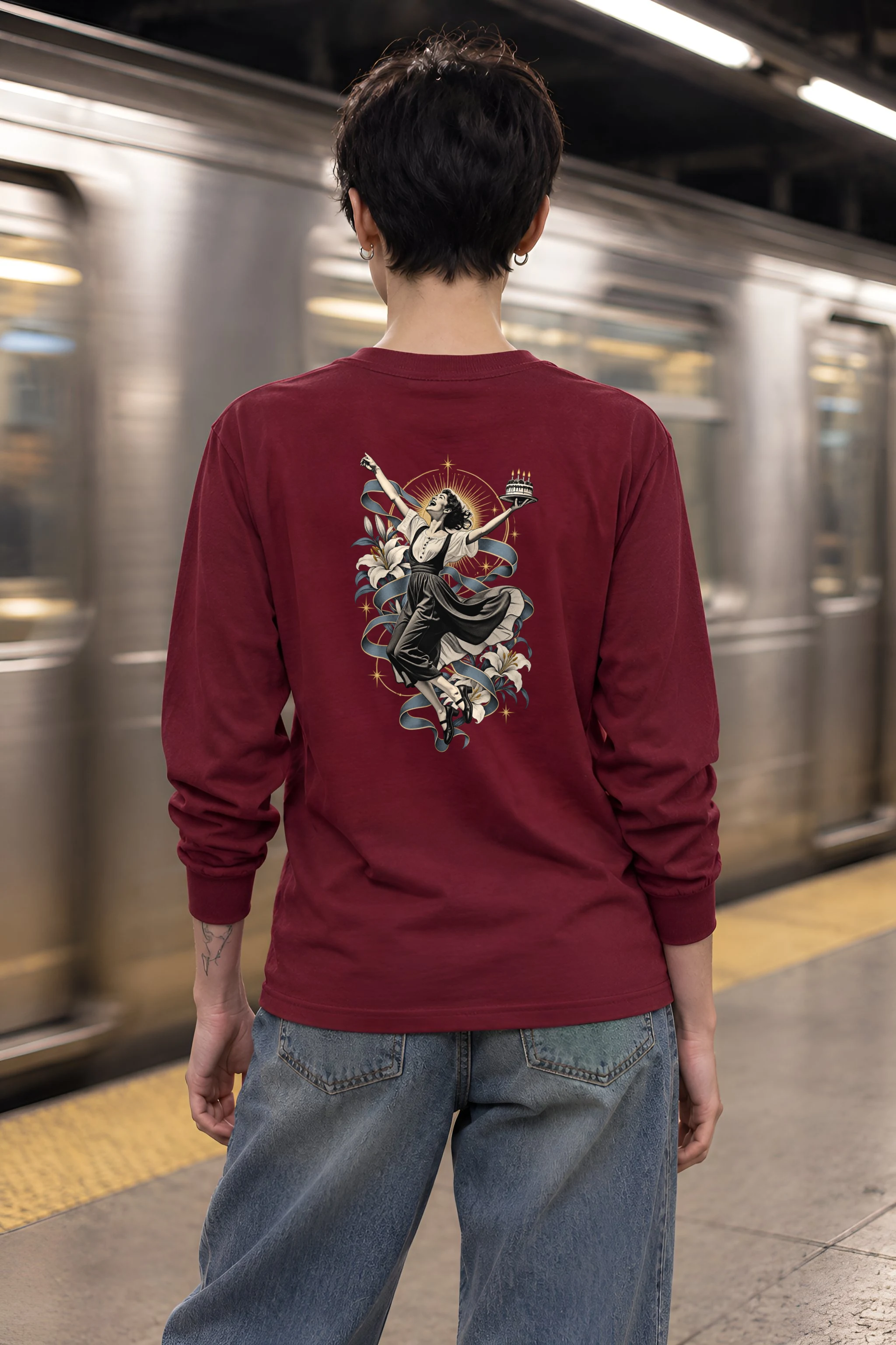 "Birthday Dance" Unisex Longsleeve T-shirt