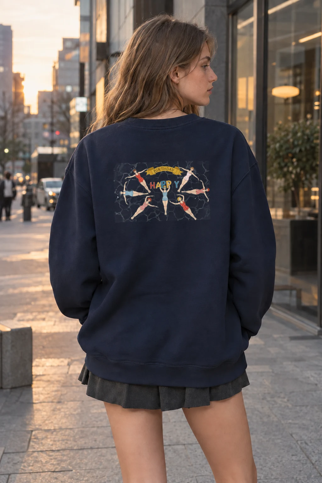 "Birthday Happy" Heavy Blend Unisex Crewneck Sweatshirt | Gildan 18000