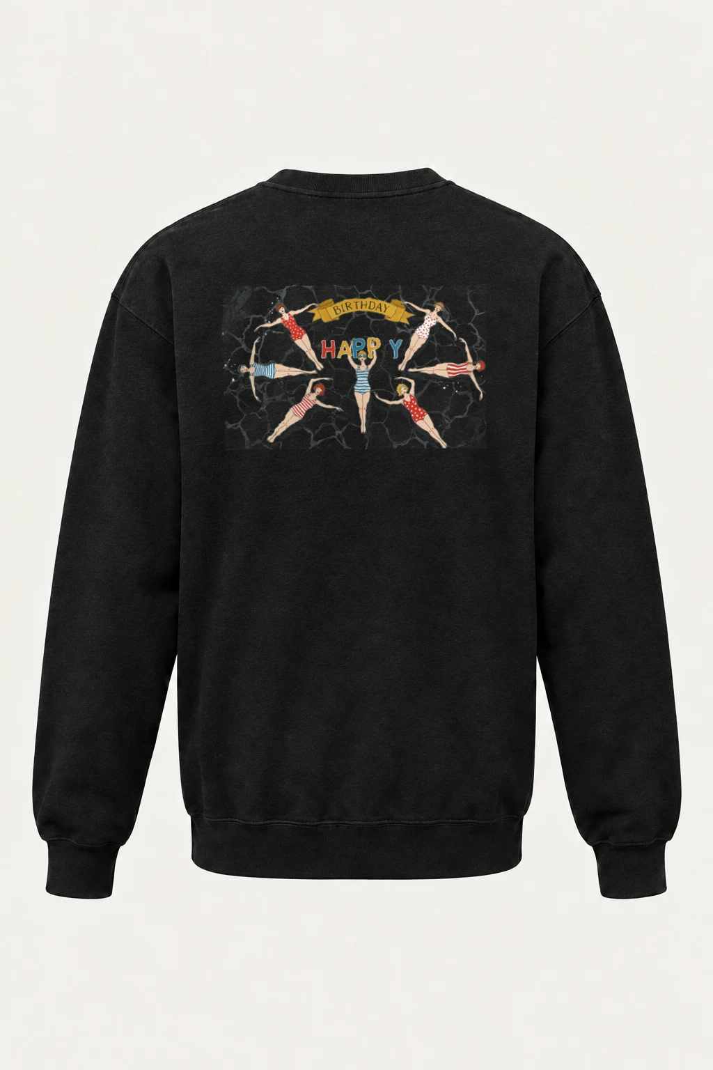 "Birthday Happy" Heavy Blend Unisex Crewneck Sweatshirt | Gildan 18000