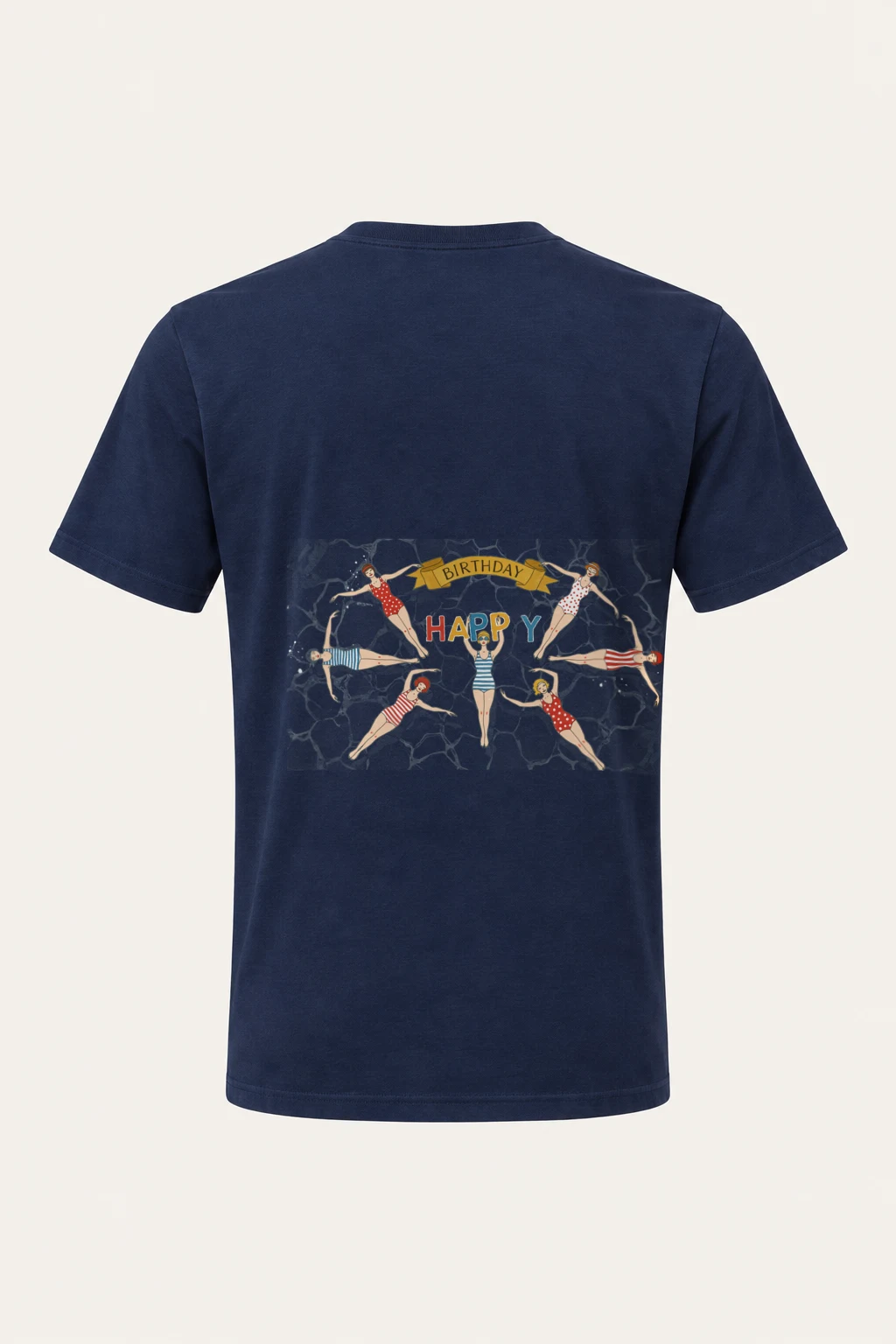 "Birthday Happy" Heavyweight Unisex Crewneck T-shirt | Gildan 5000