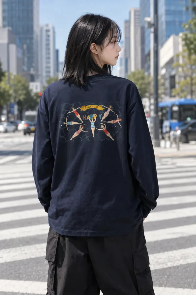 "Birthday Happy" Unisex Longsleeve T-shirt | Gildan 2400