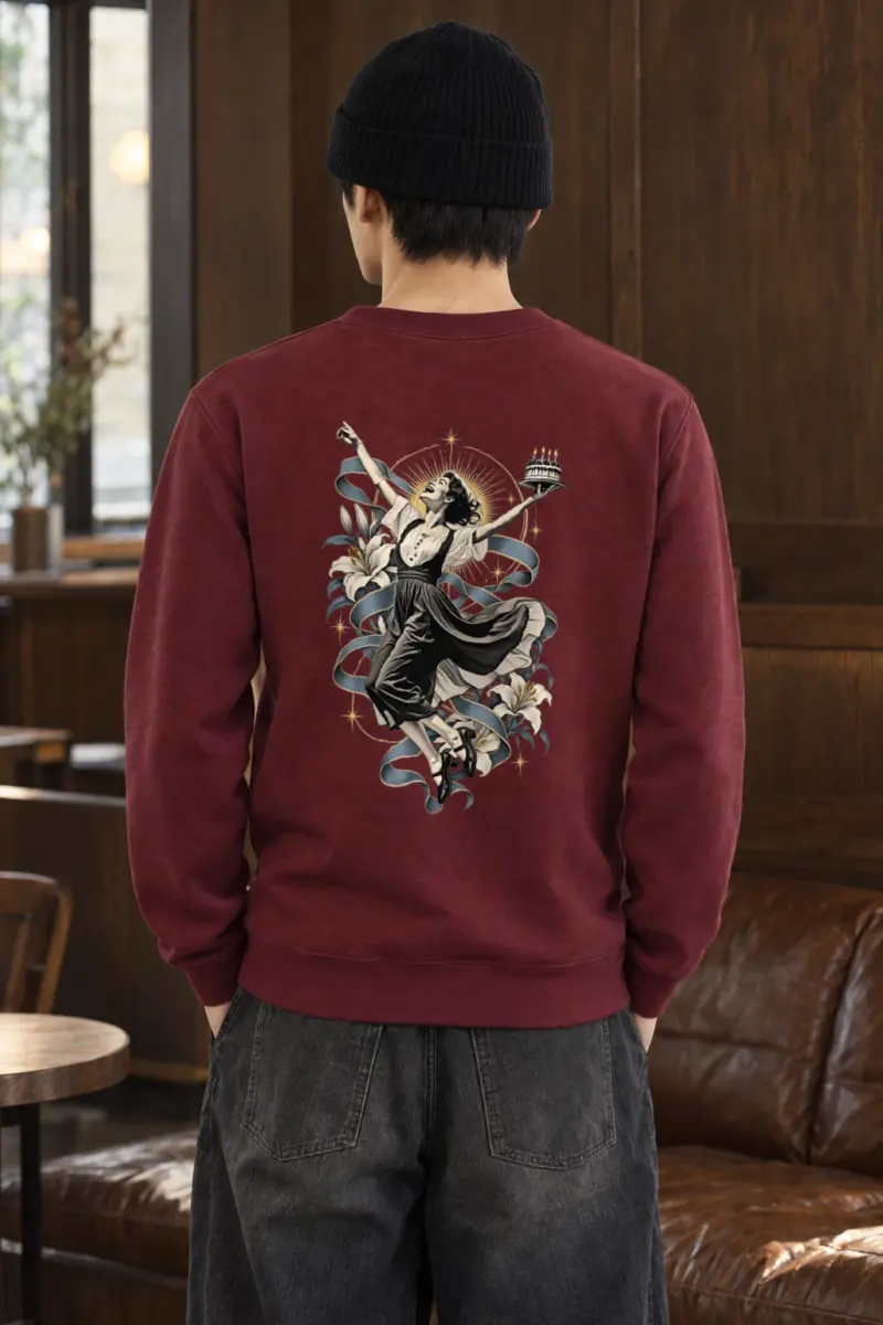 "Birthday Lily Dance" Heavy Blend Unisex Crewneck Sweatshirt