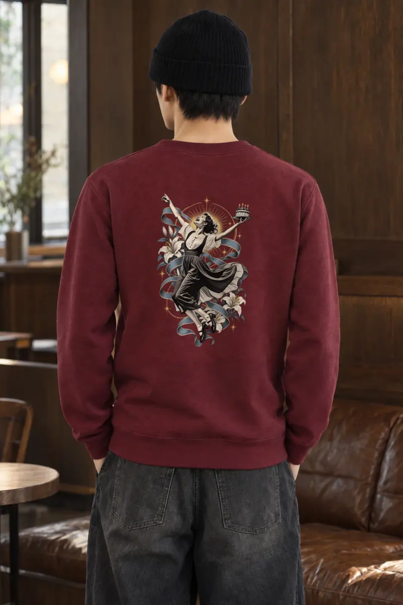 "Birthday Lily Dance" Heavy Blend Unisex Crewneck Sweatshirt