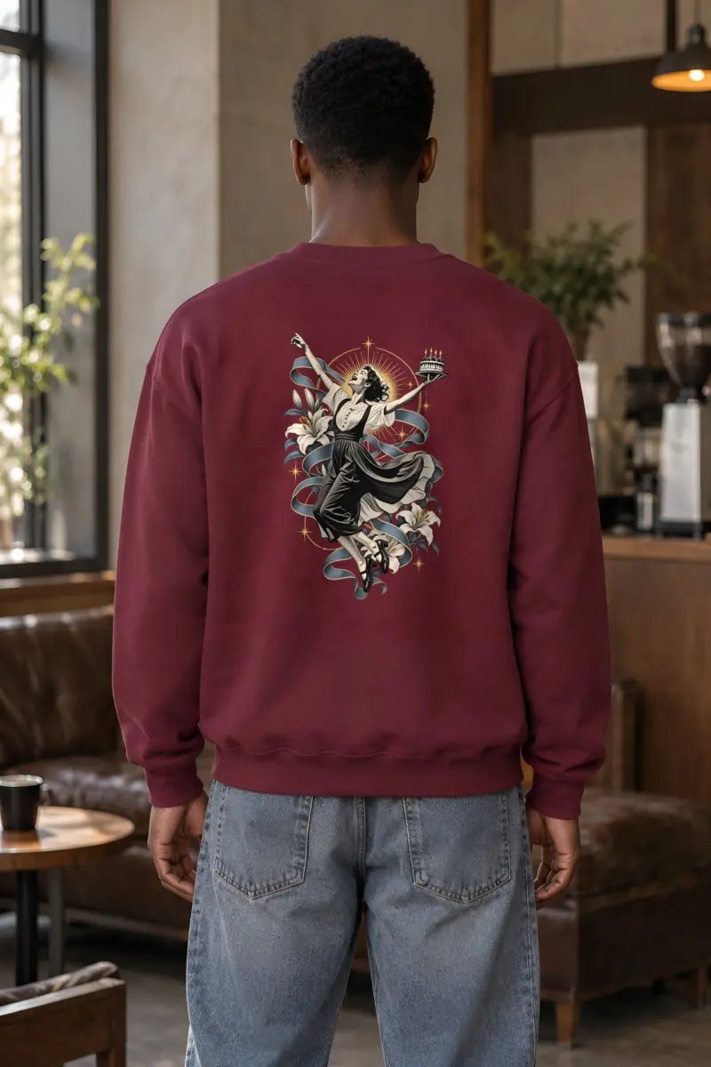 "Birthday Lily Dance" Heavy Blend Unisex Crewneck Sweatshirt