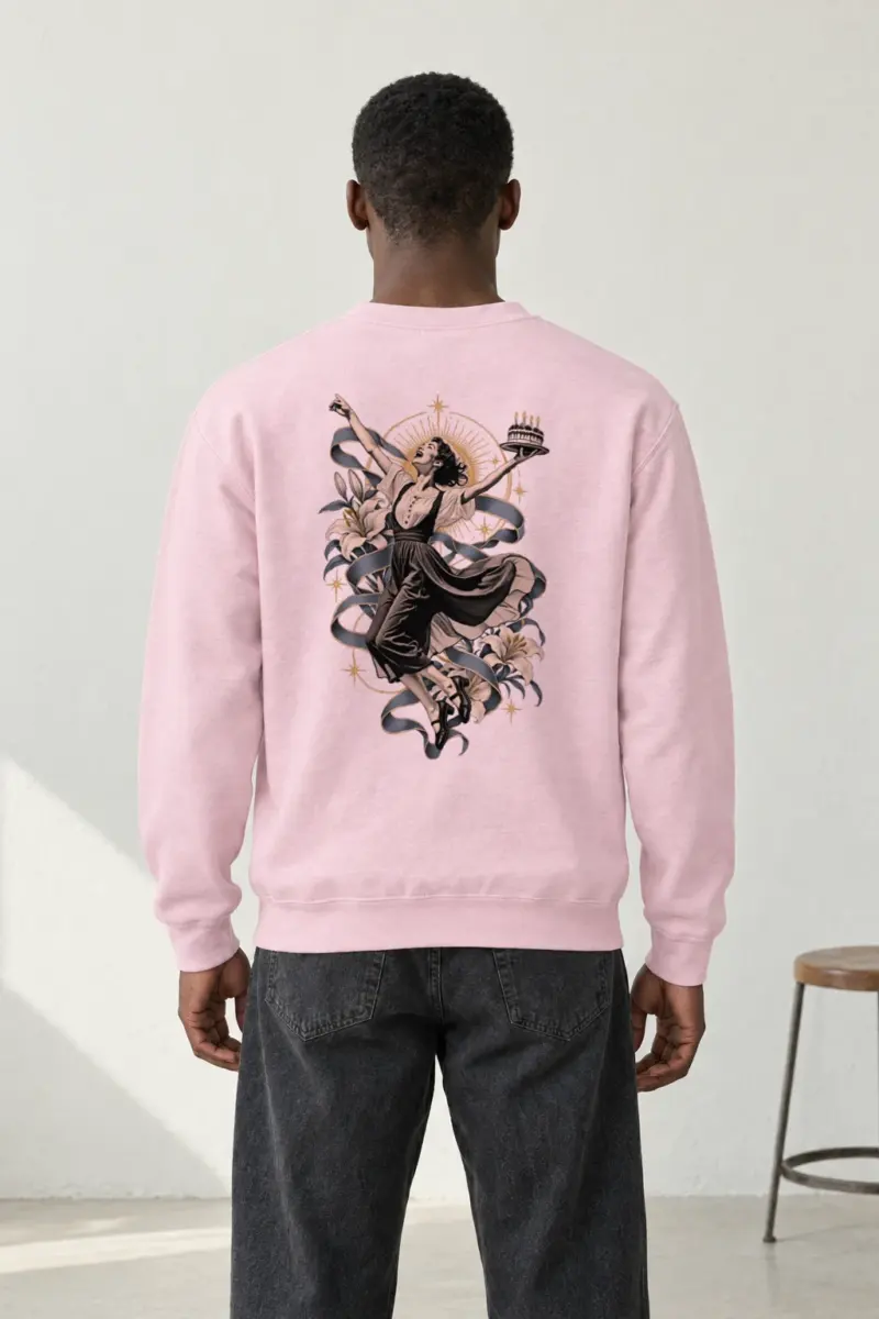 "Birthday Lily Dance" Heavy Blend Unisex Crewneck Sweatshirt | Gildan 18000
