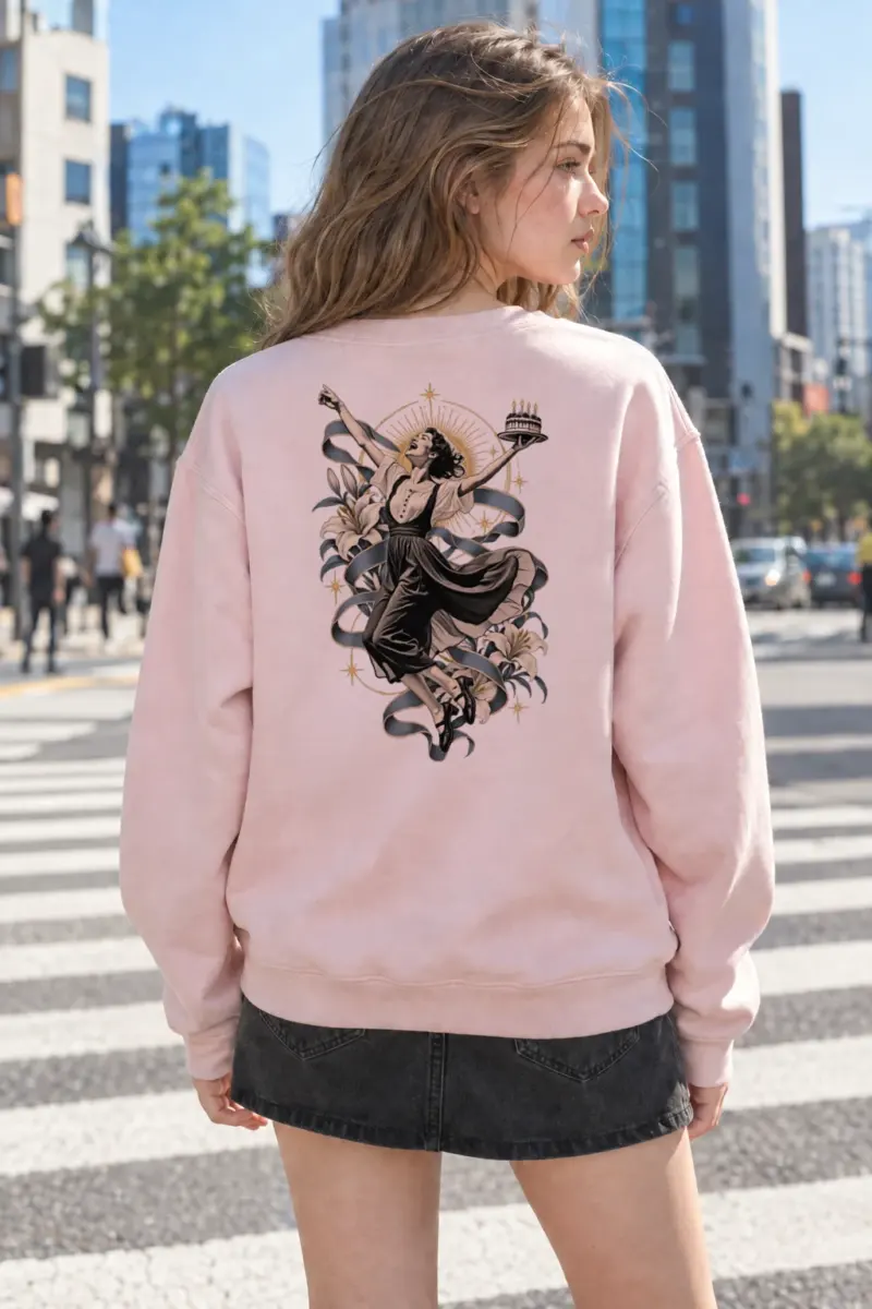 "Birthday Lily Dance" Heavy Blend Unisex Crewneck Sweatshirt | Gildan 18000