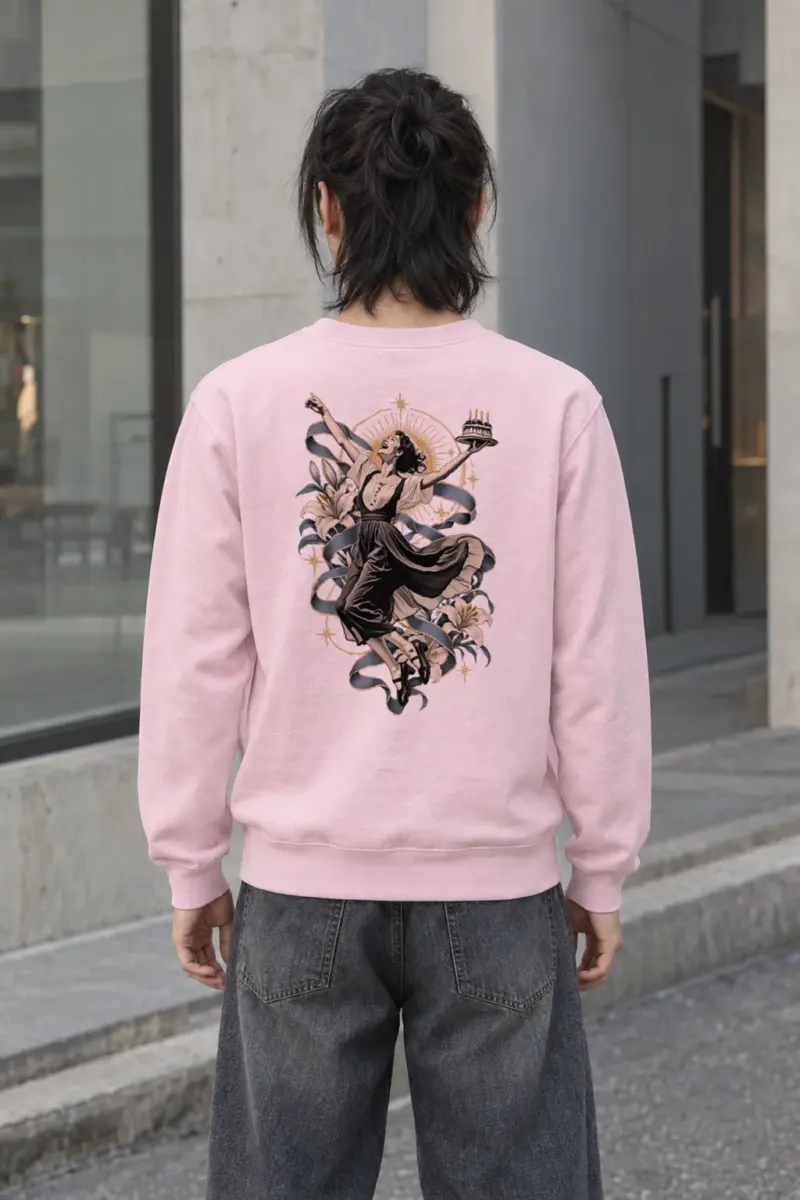 "Birthday Lily Dance" Heavy Blend Unisex Crewneck Sweatshirt | Gildan 18000