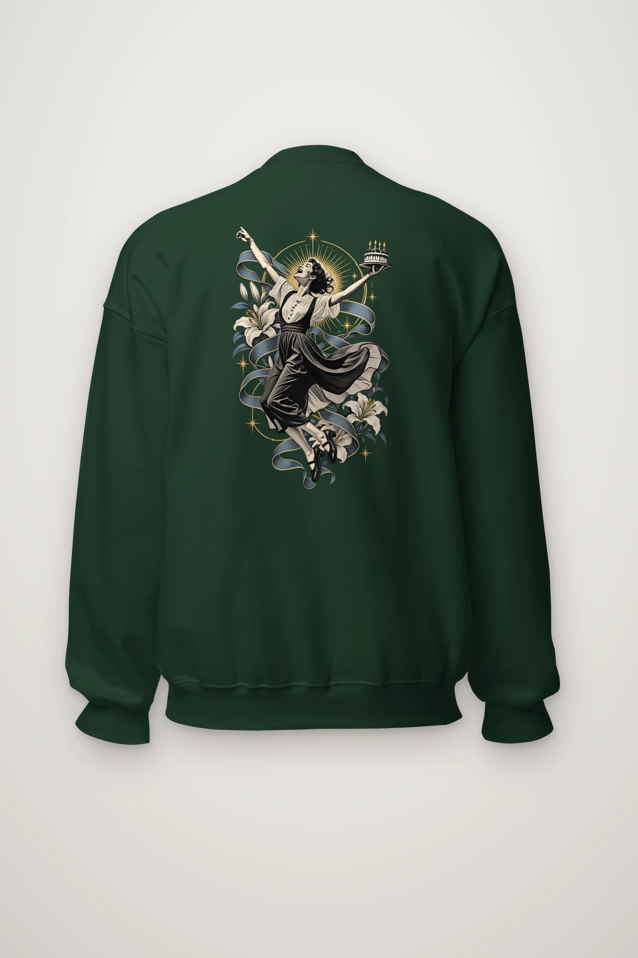 "Birthday Lily Dance" Heavy Blend Unisex Crewneck Sweatshirt