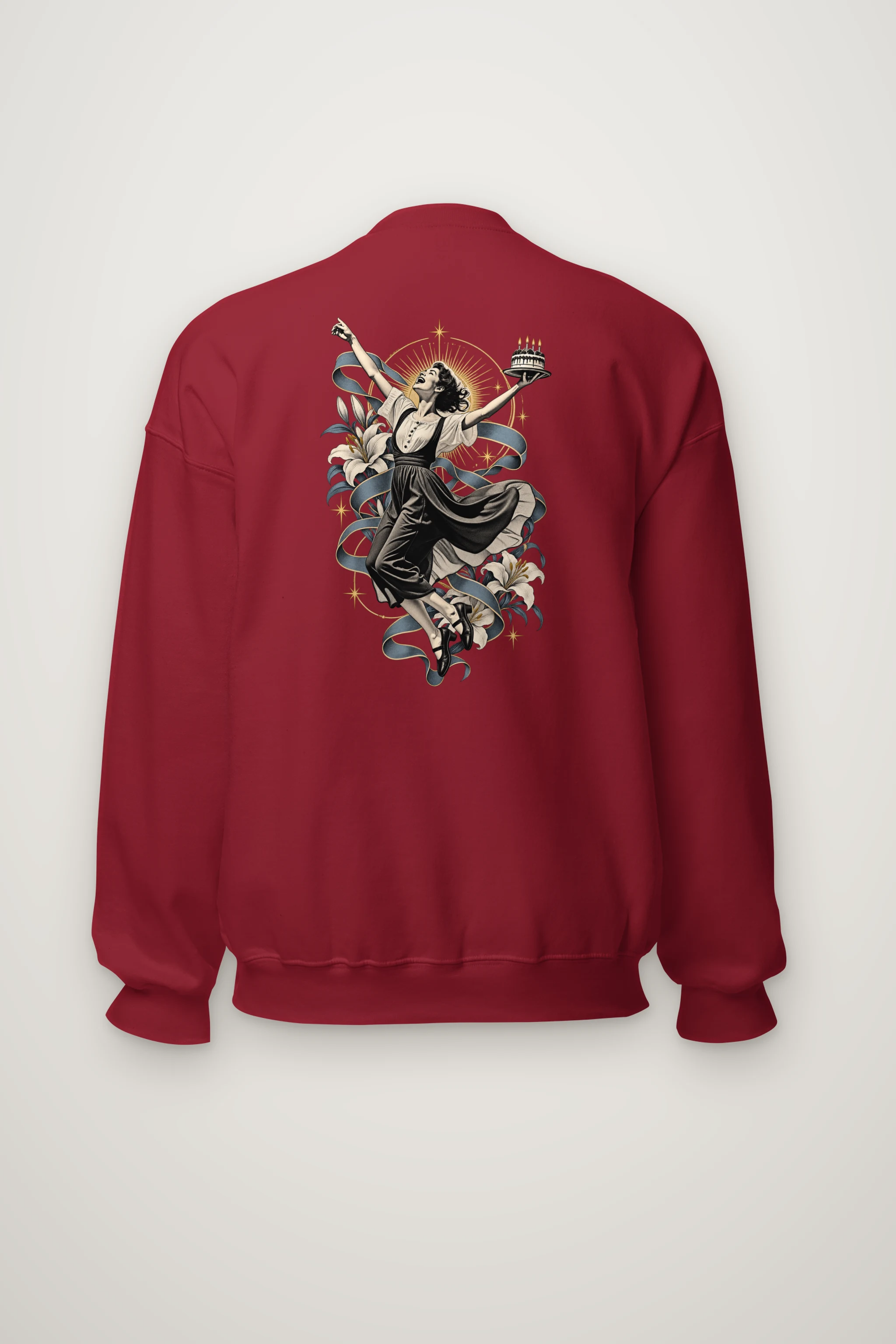"Birthday Lily Dance" Heavy Blend Unisex Crewneck Sweatshirt