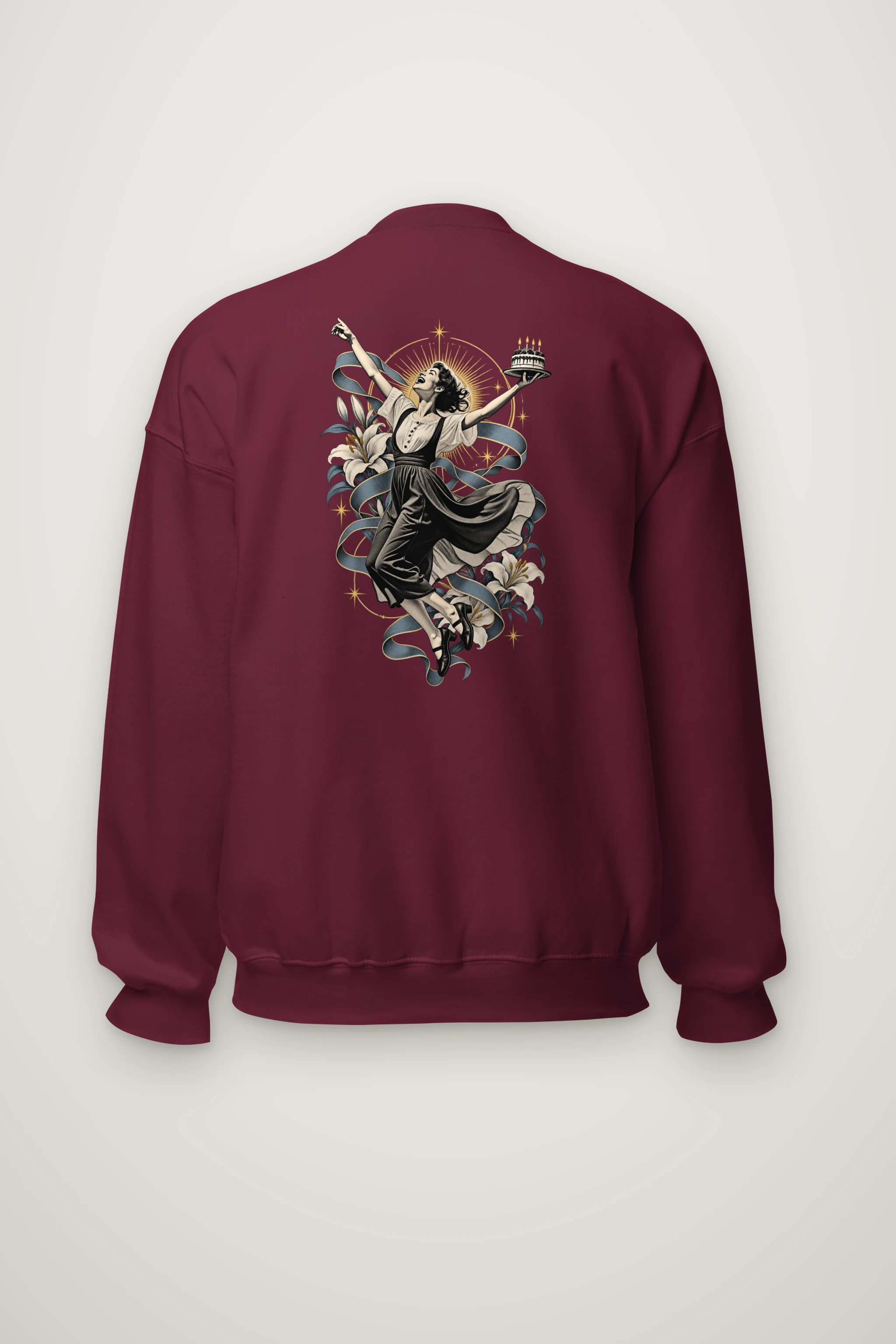 "Birthday Lily Dance" Heavy Blend Unisex Crewneck Sweatshirt