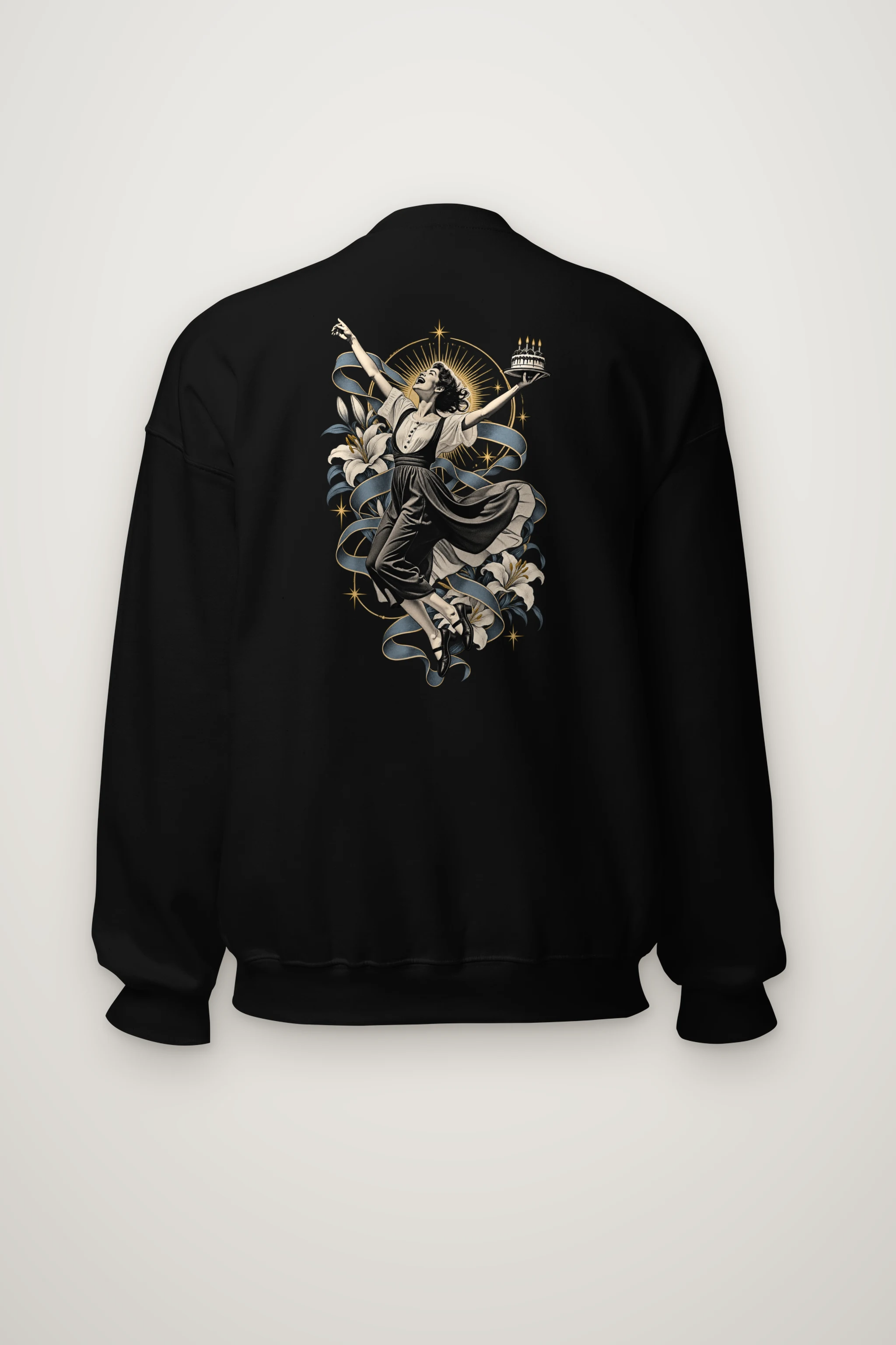 "Birthday Lily Dance" Heavy Blend Unisex Crewneck Sweatshirt