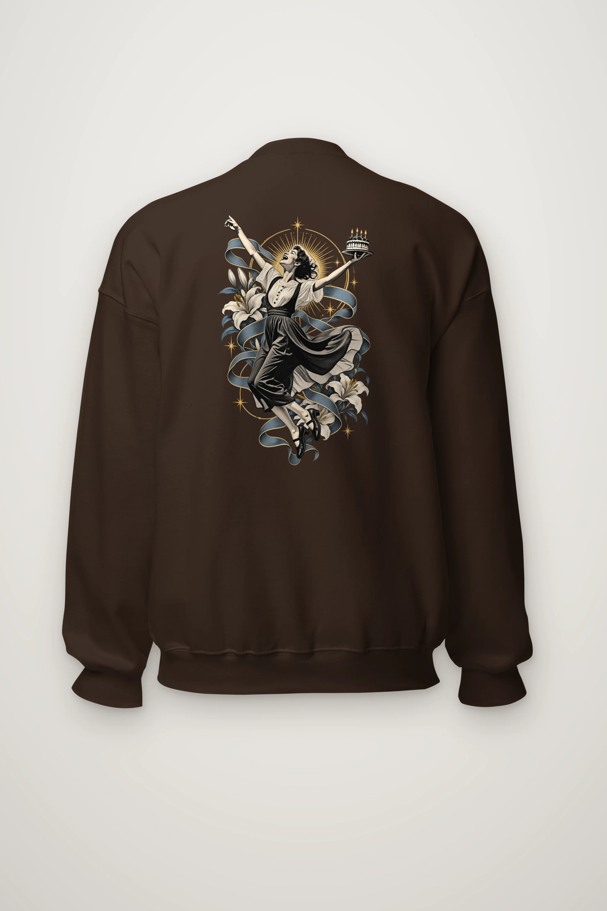 "Birthday Lily Dance" Heavy Blend Unisex Crewneck Sweatshirt