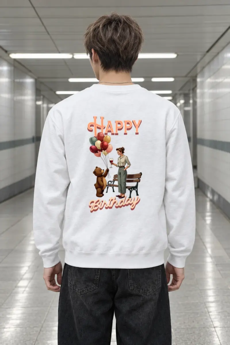 "Birthday Park Toast" Heavy Blend Unisex Crewneck Sweatshirt